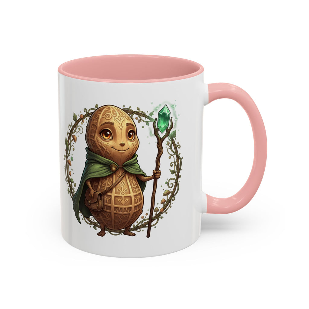 Cute Turtle Wizard Coffee Mug — Fantasy Magic Accent Mug (11/15oz)