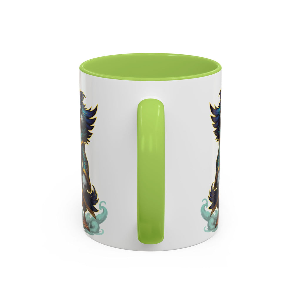 Mage Duck Coffee Mug — Fantasy Wizard Duck Illustration Accent Mug (11/15oz)