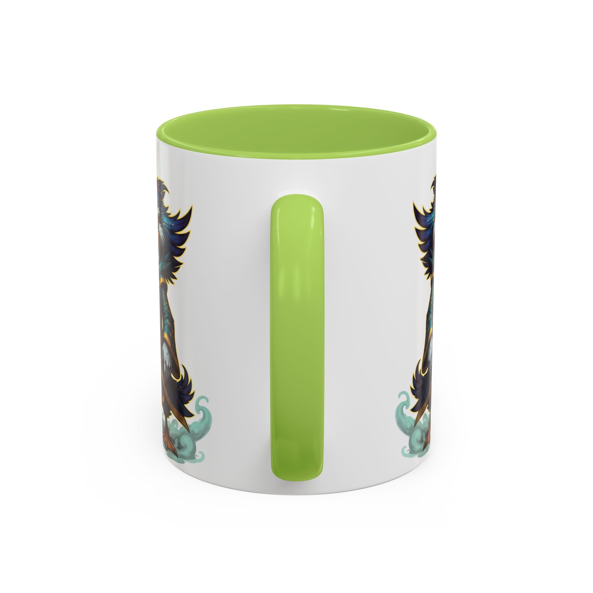 Mage Duck Coffee Mug — Fantasy Wizard Duck Illustration Accent Mug (11/15oz)