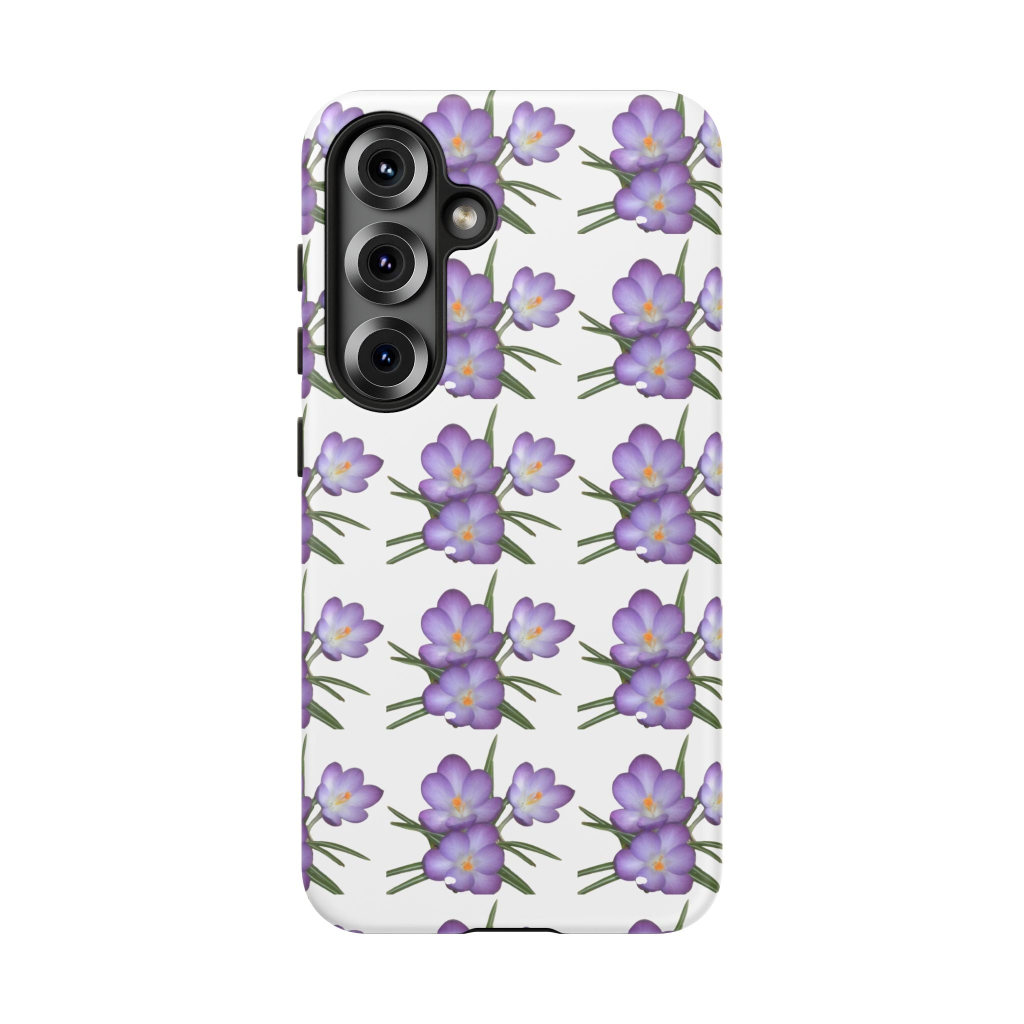 Tough Case — Purple Floral Phone Case