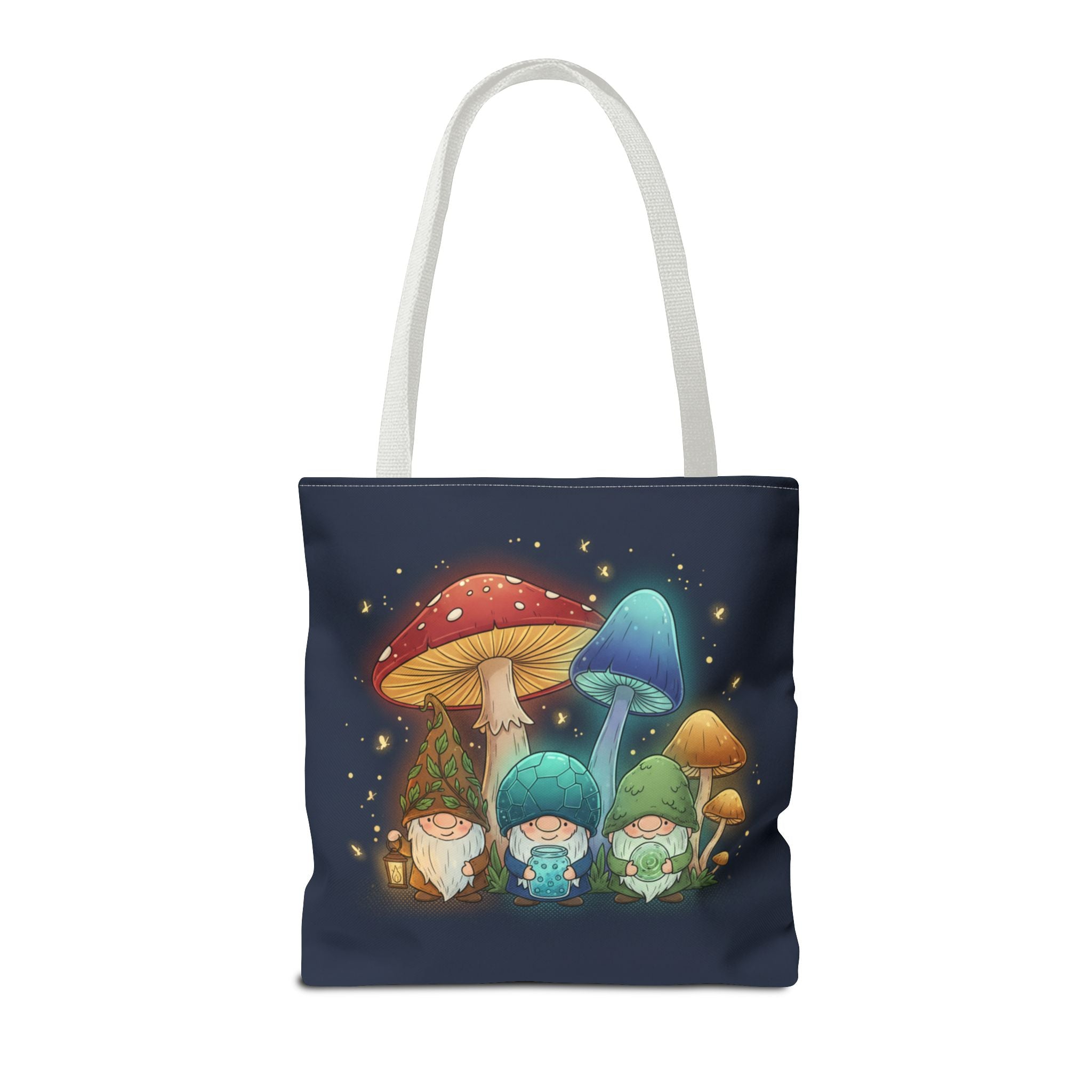 Mushroom Gnome Tote Bag — Whimsical Forest Fairycore AOP Tote