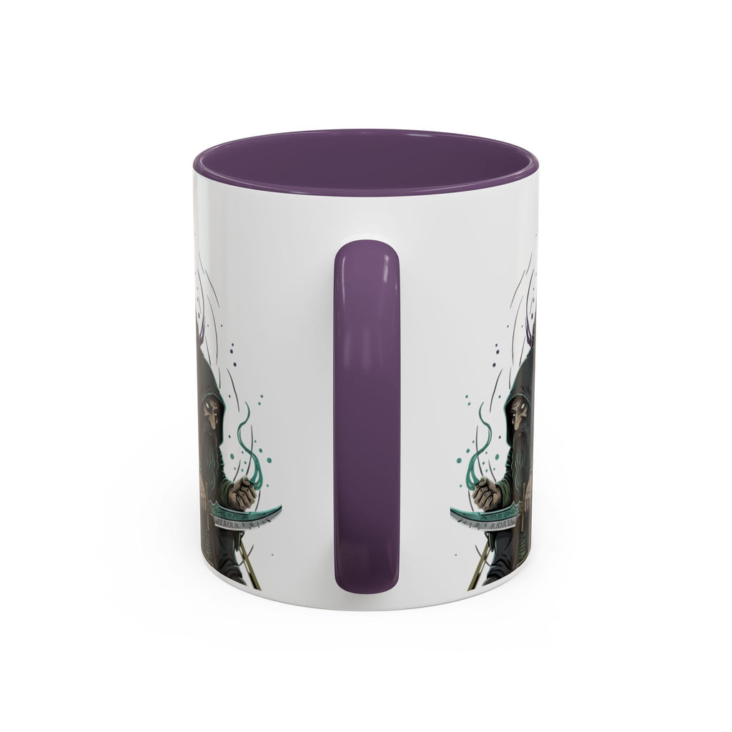 Grim Sorcerer Accent Coffee Mug – Witchy Wizard Magic 11/15oz