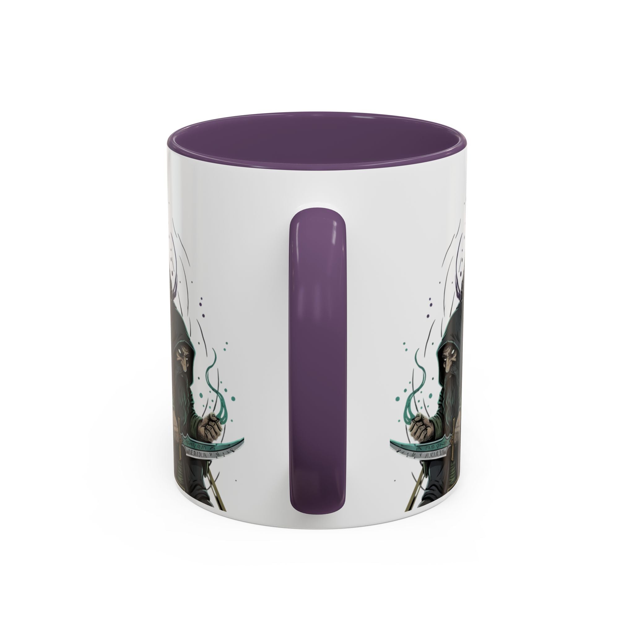 Grim Sorcerer Accent Coffee Mug – Witchy Wizard Magic 11/15oz