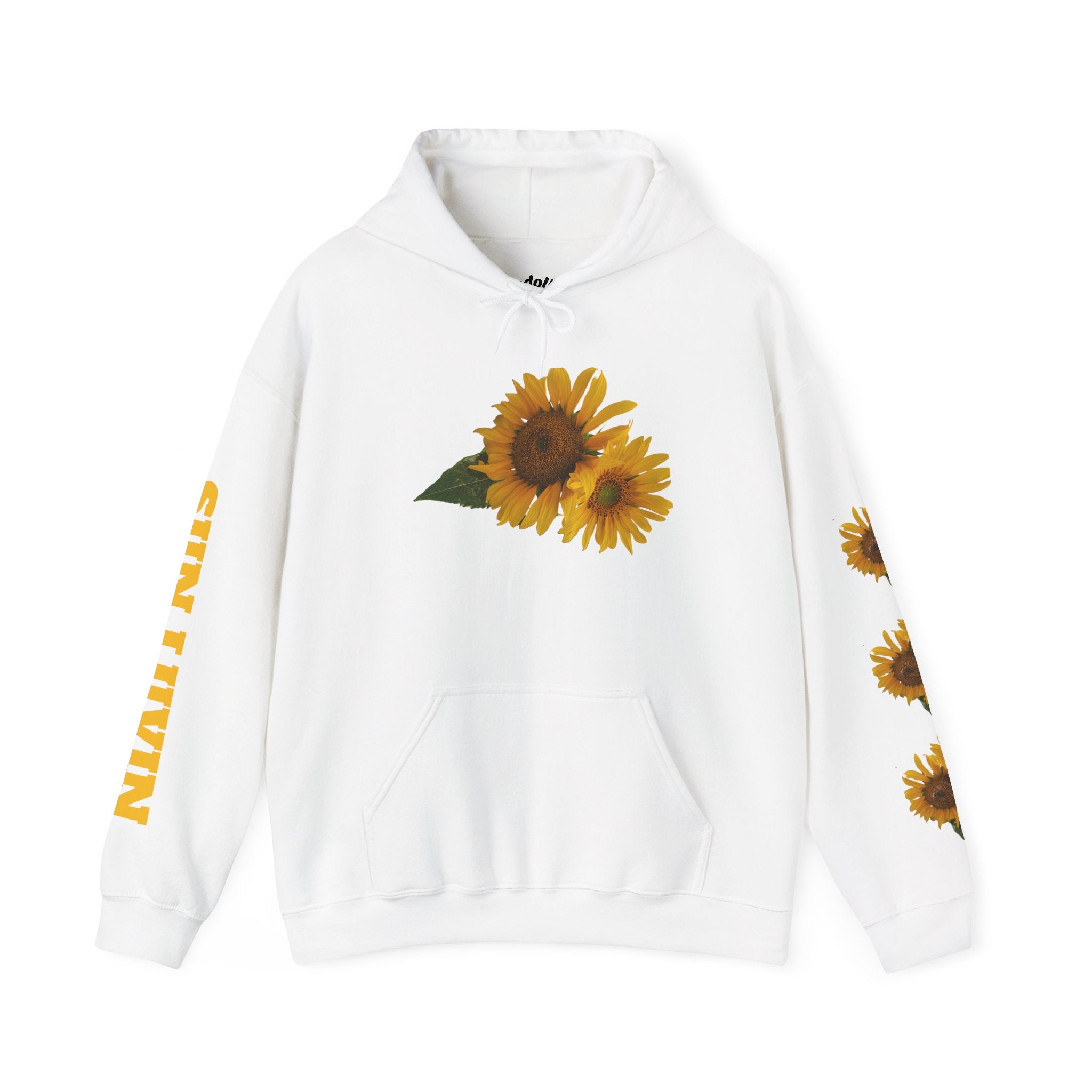 Sunflower Hoodie — "Sun Lovin" Floral Graphic Pullover