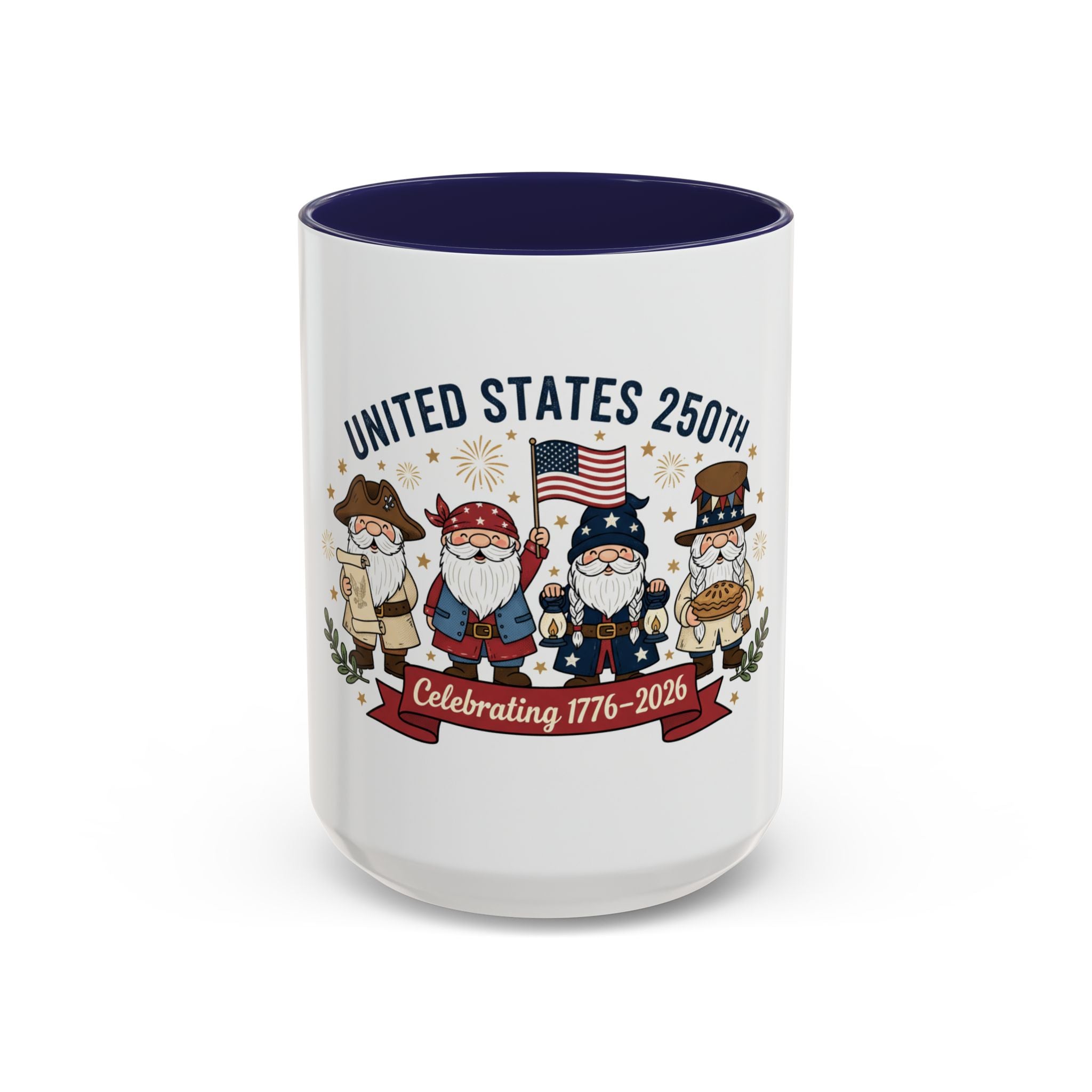 United States 250th Gnome Coffee Mug — Celebrating 1776–2026