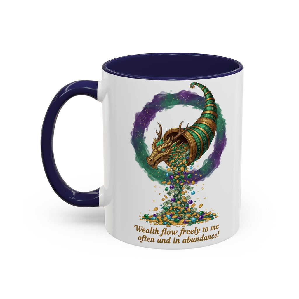 Cornucopia Wealth Coffee Mug — "Wealth flow freely to me often and in abundance!"