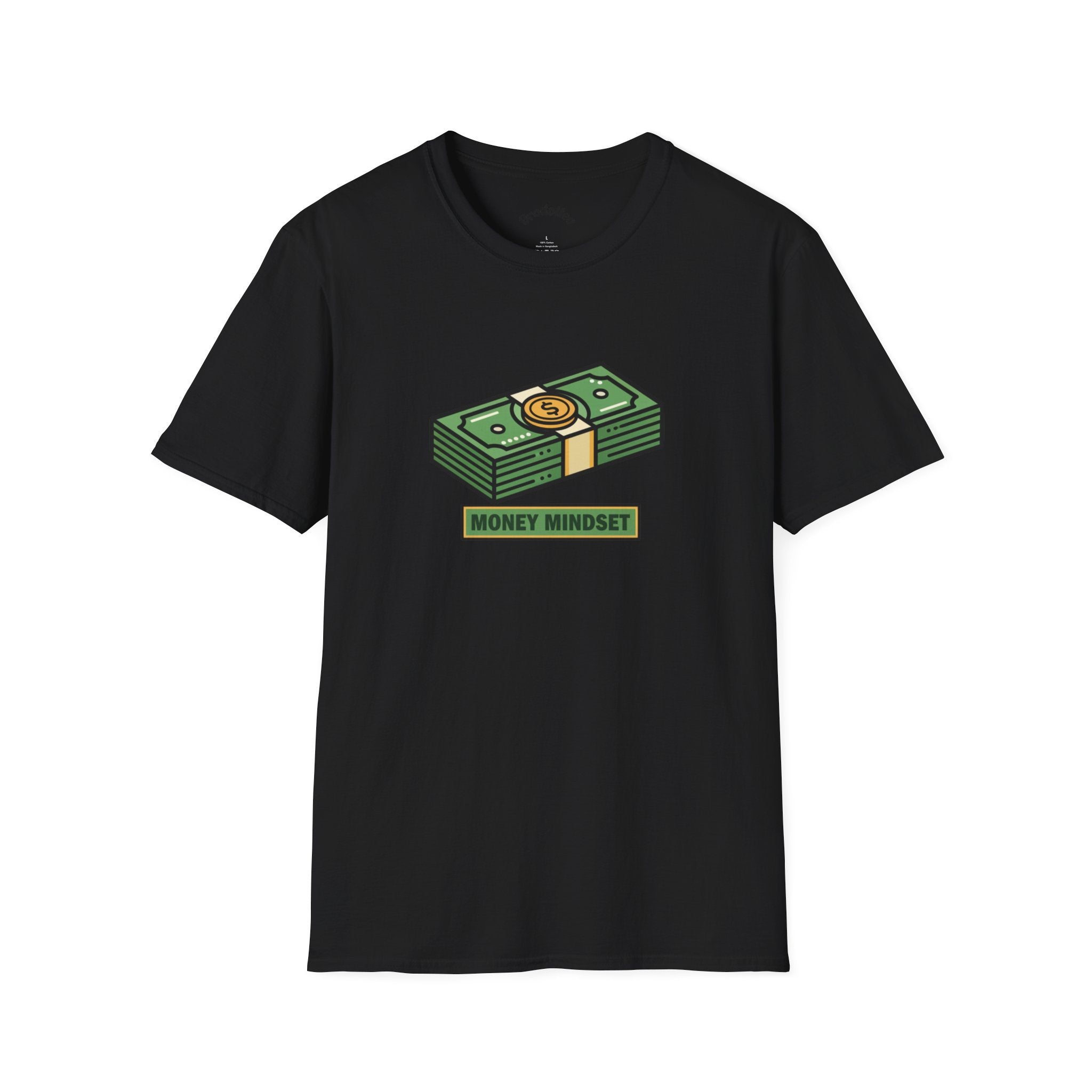 Money Mindset T-Shirt — Stacked Cash Graphic Tee for Hustlers & Entrepreneurs