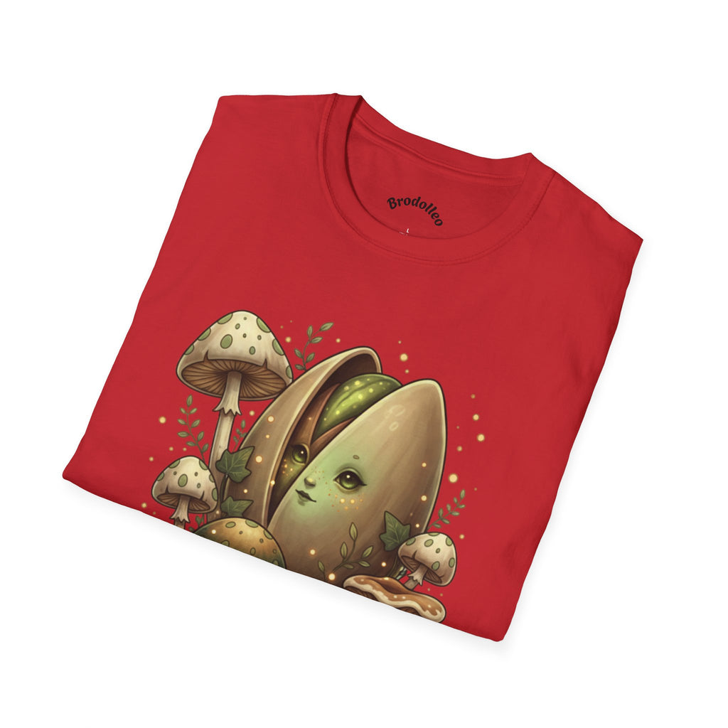 Mushroom Hatchling Tee — Cute Fantasy Fungi Graphic T-Shirt