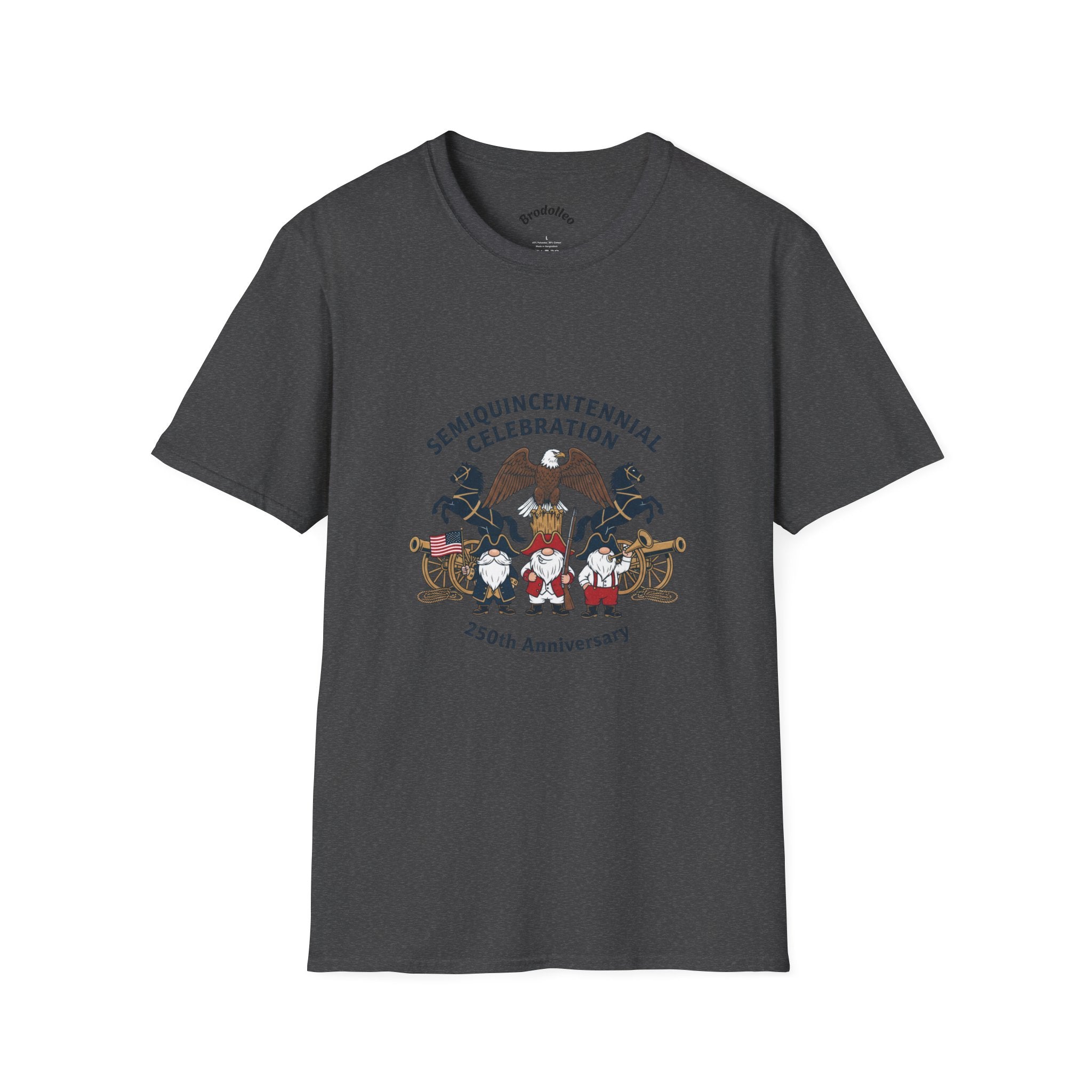 Semiquincentennial 250th Anniversary T-Shirt — American Flag & Fireworks Design