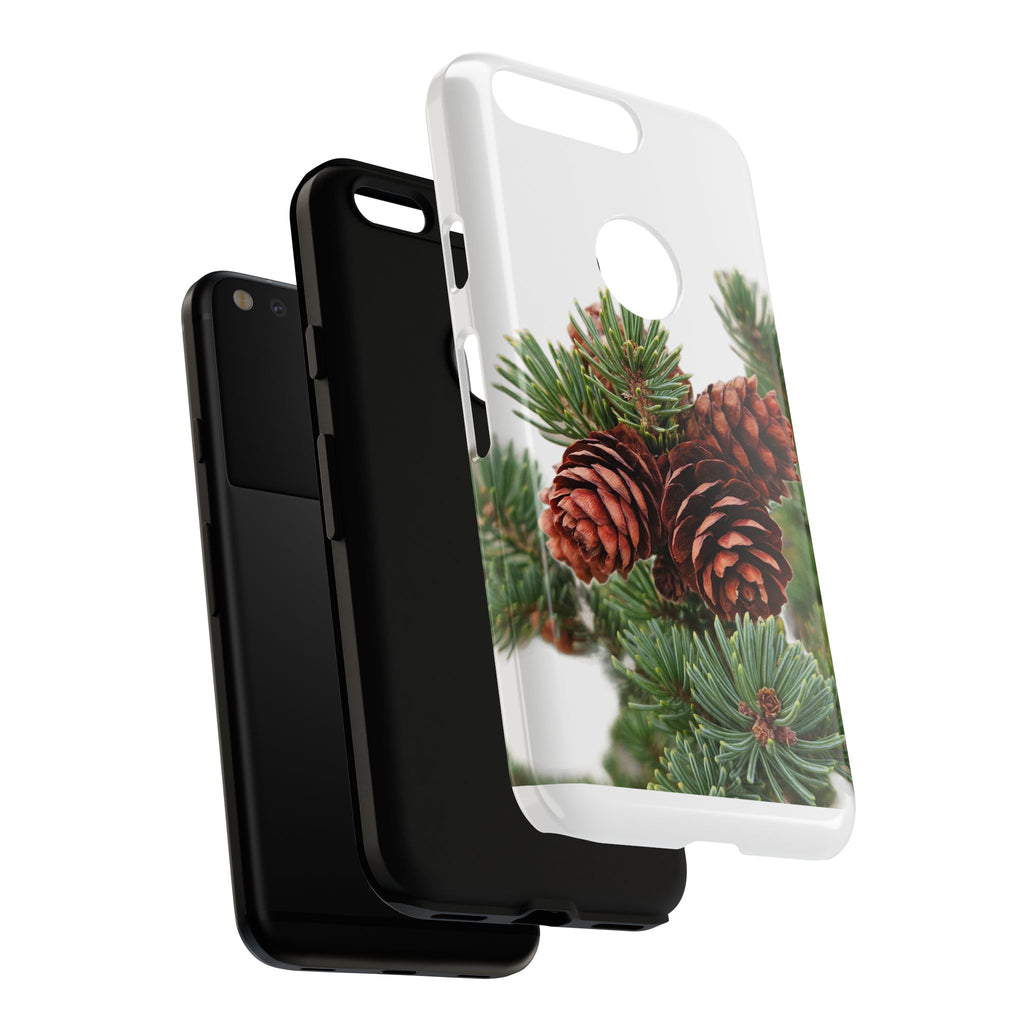Pinecone Tough Phone Case — Protective Botanical Phone Cover