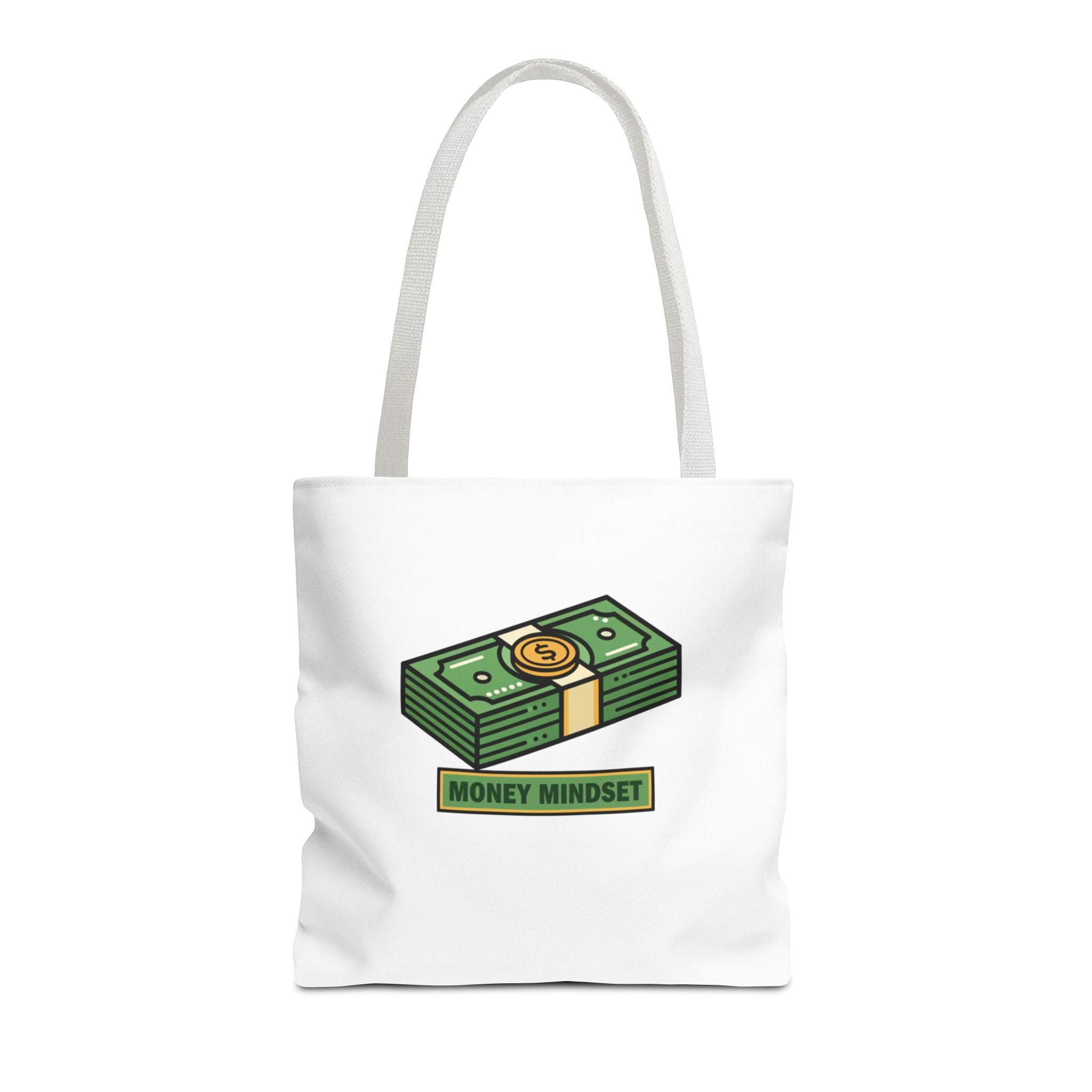 Money Mindset Tote Bag — Cash Stack Graphic Eco Shopper