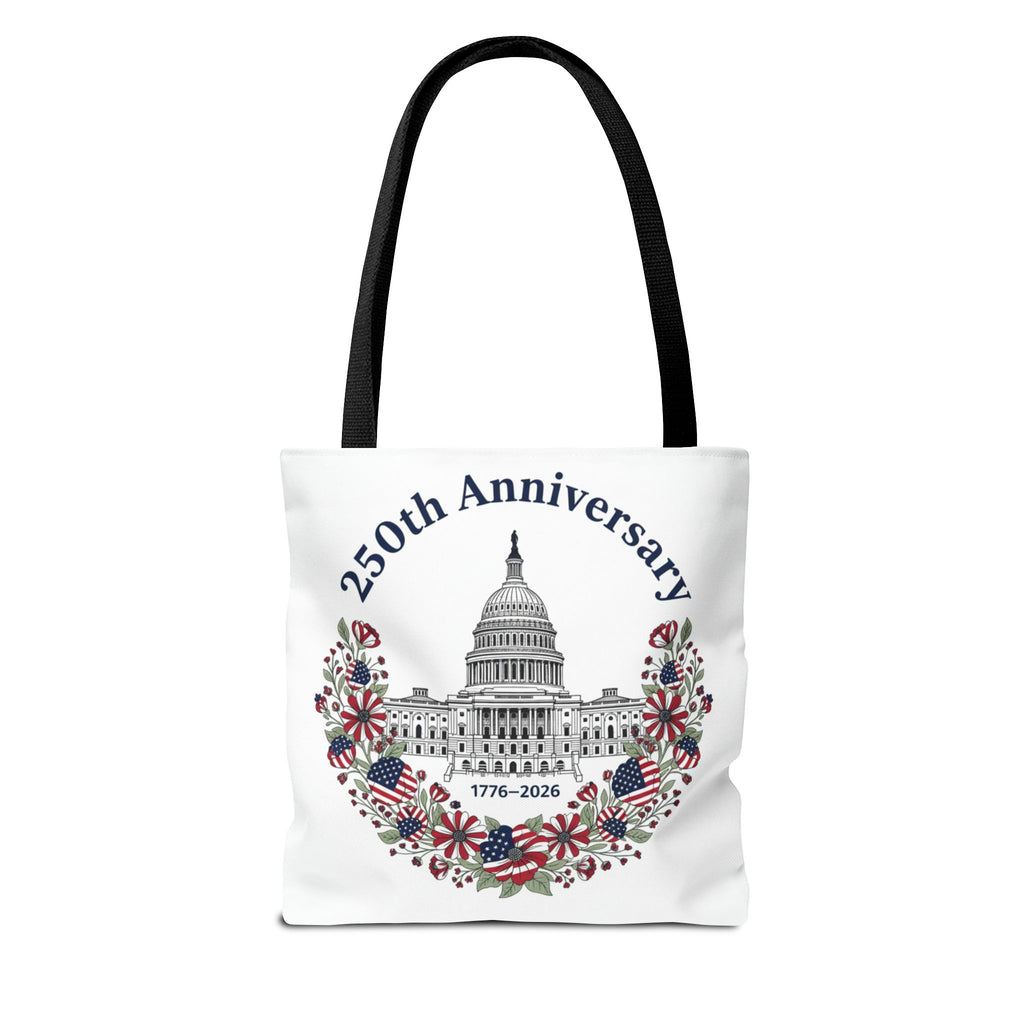 250th Anniversary Capitol Tote Bag — Patriotic USA Commemorative Tote (1776–2026)