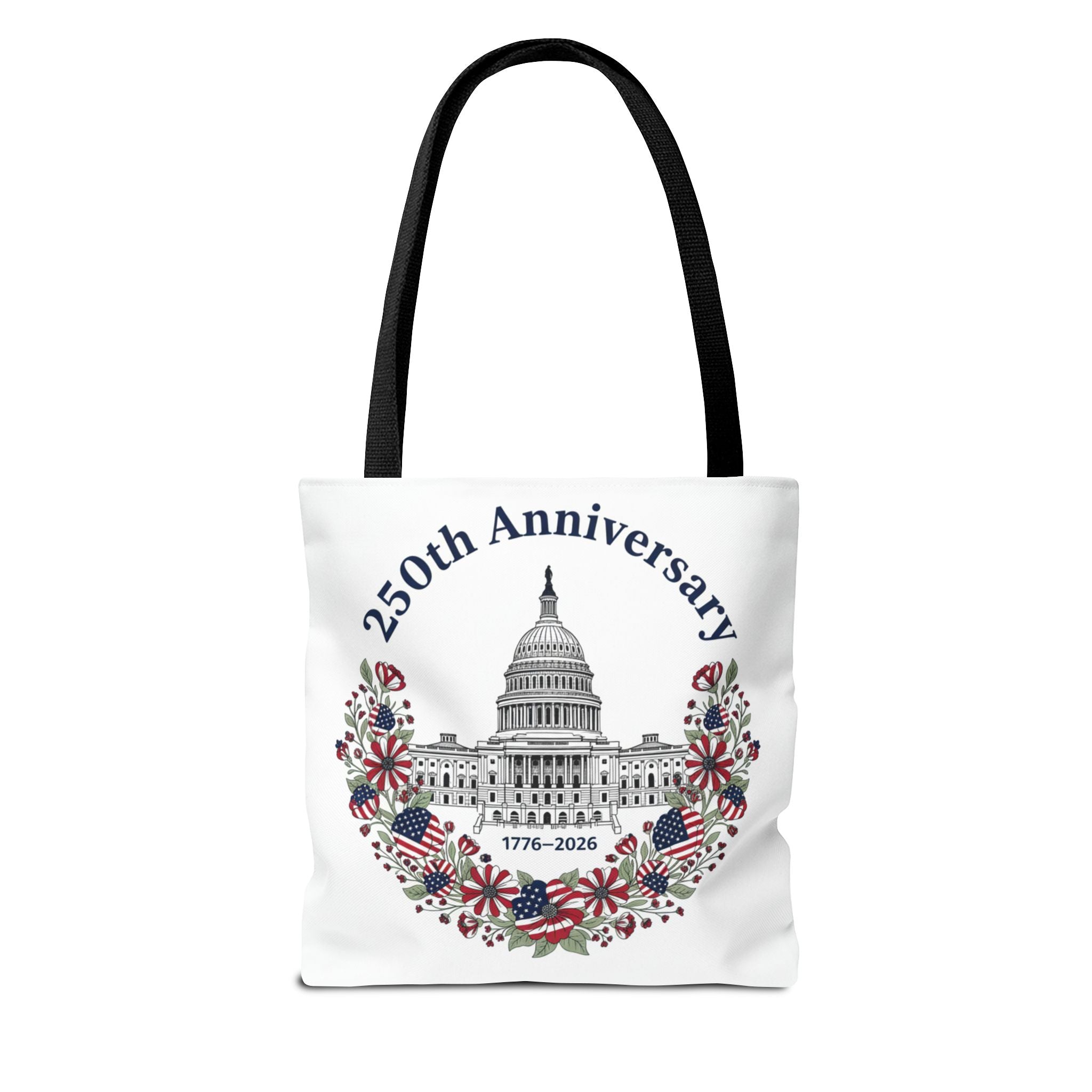 250th Anniversary Capitol Tote Bag — Patriotic USA Commemorative Tote (1776–2026)