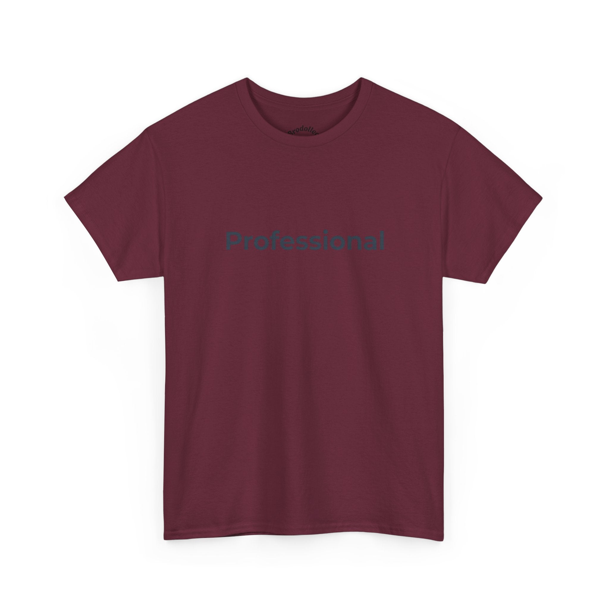 Professional T‑Shirt — Minimalist White Tee with 'Professional' Text