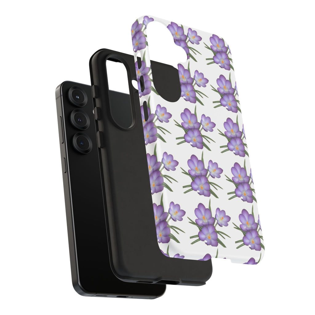 Tough Case — Purple Floral Phone Case