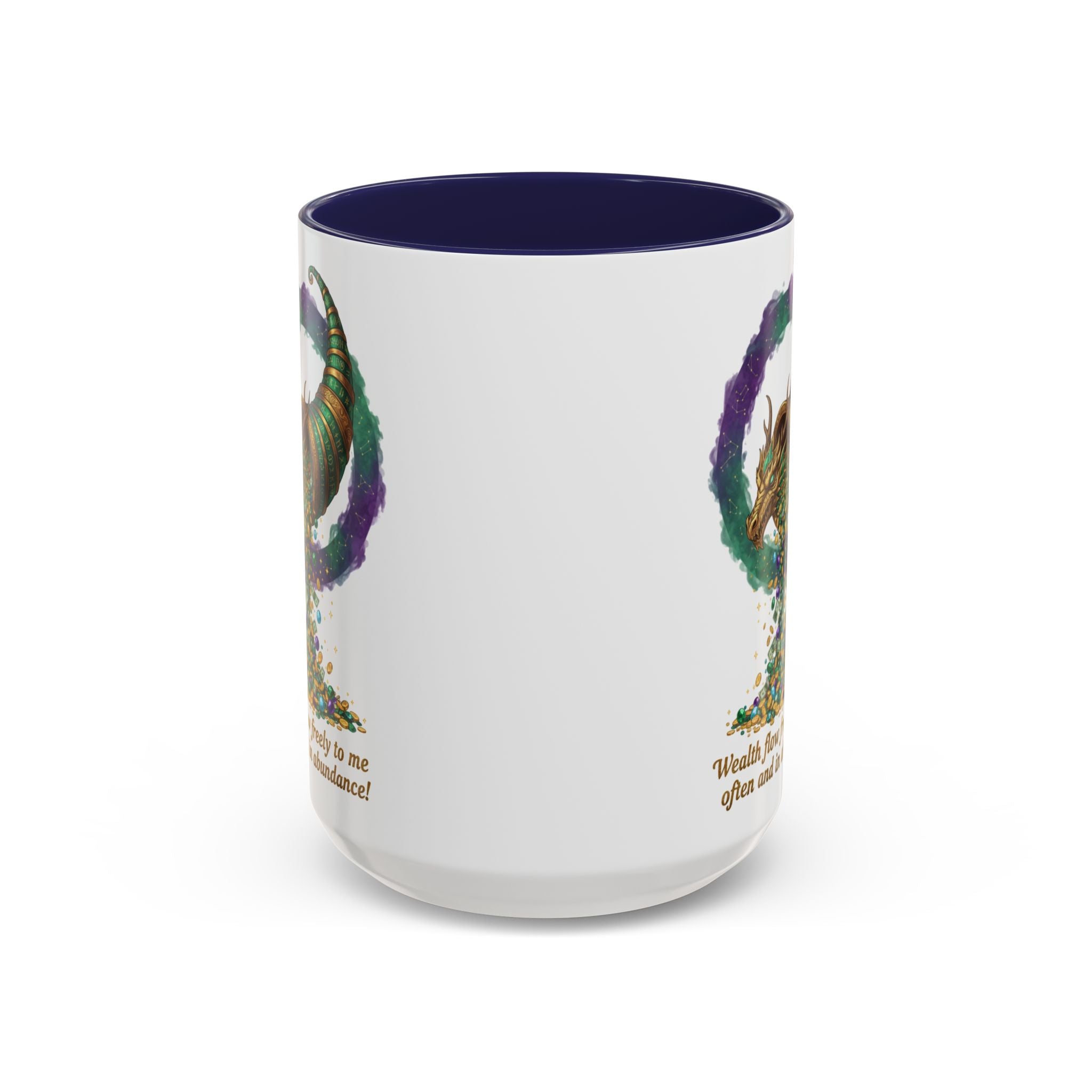 Cornucopia Wealth Coffee Mug — "Wealth flow freely to me often and in abundance!"