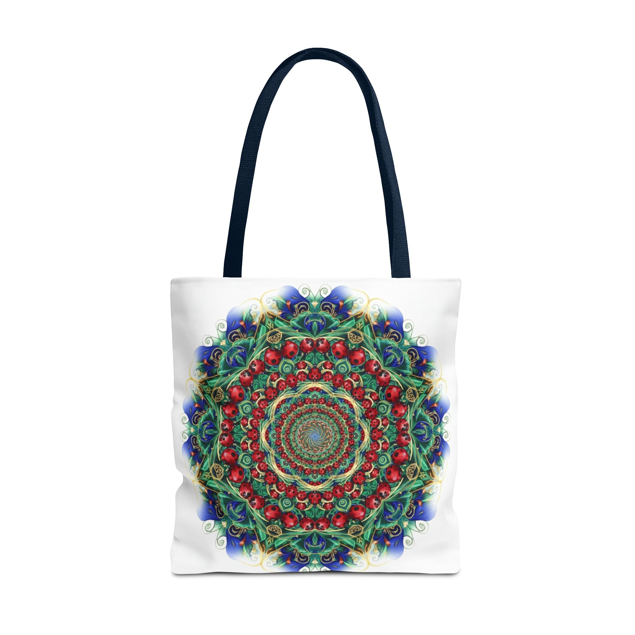 Bohemian Kaleidoscope Tote Bag — Colorful Mandala AOP Beach & Market Tote