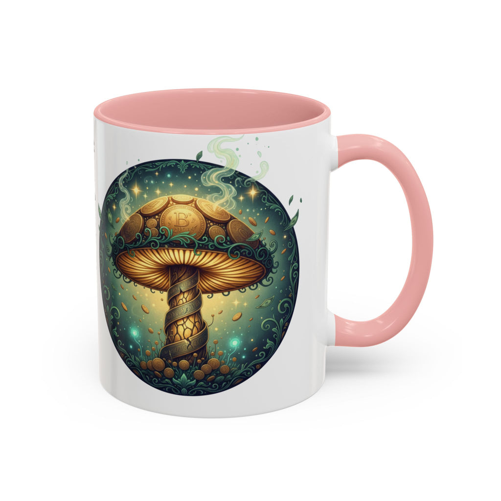 Mushroom Alchemy Coffee Mug — "Money flows to me freely, given, and in abundance" (11/15oz)