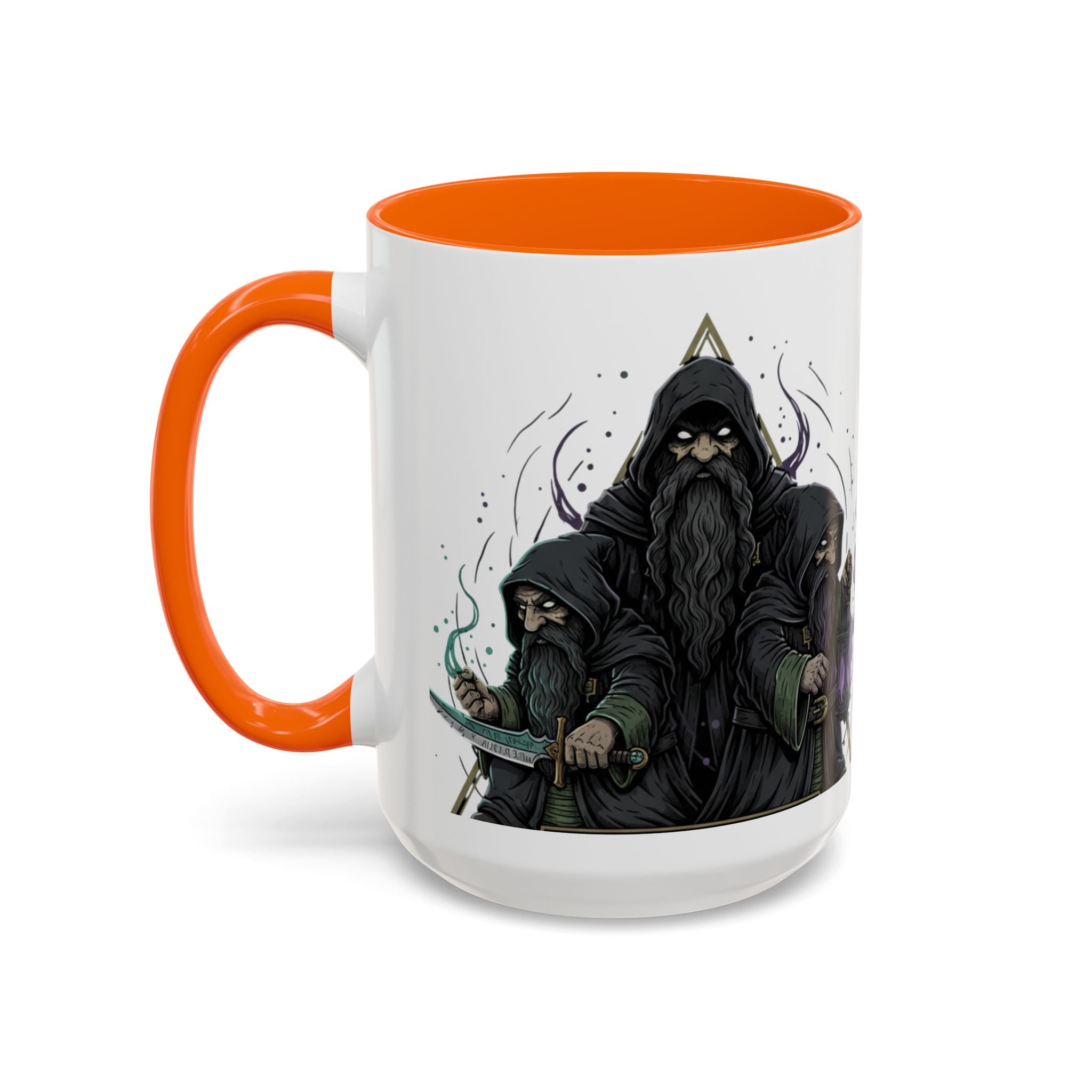 Grim Sorcerer Accent Coffee Mug – Witchy Wizard Magic 11/15oz