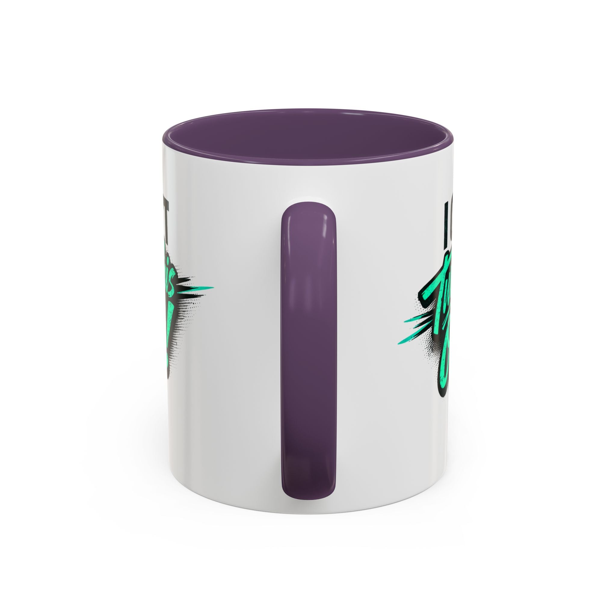 I Can't Turn This Off! Accent Coffee Mug — 11/15oz Inspirational Graphic Mug