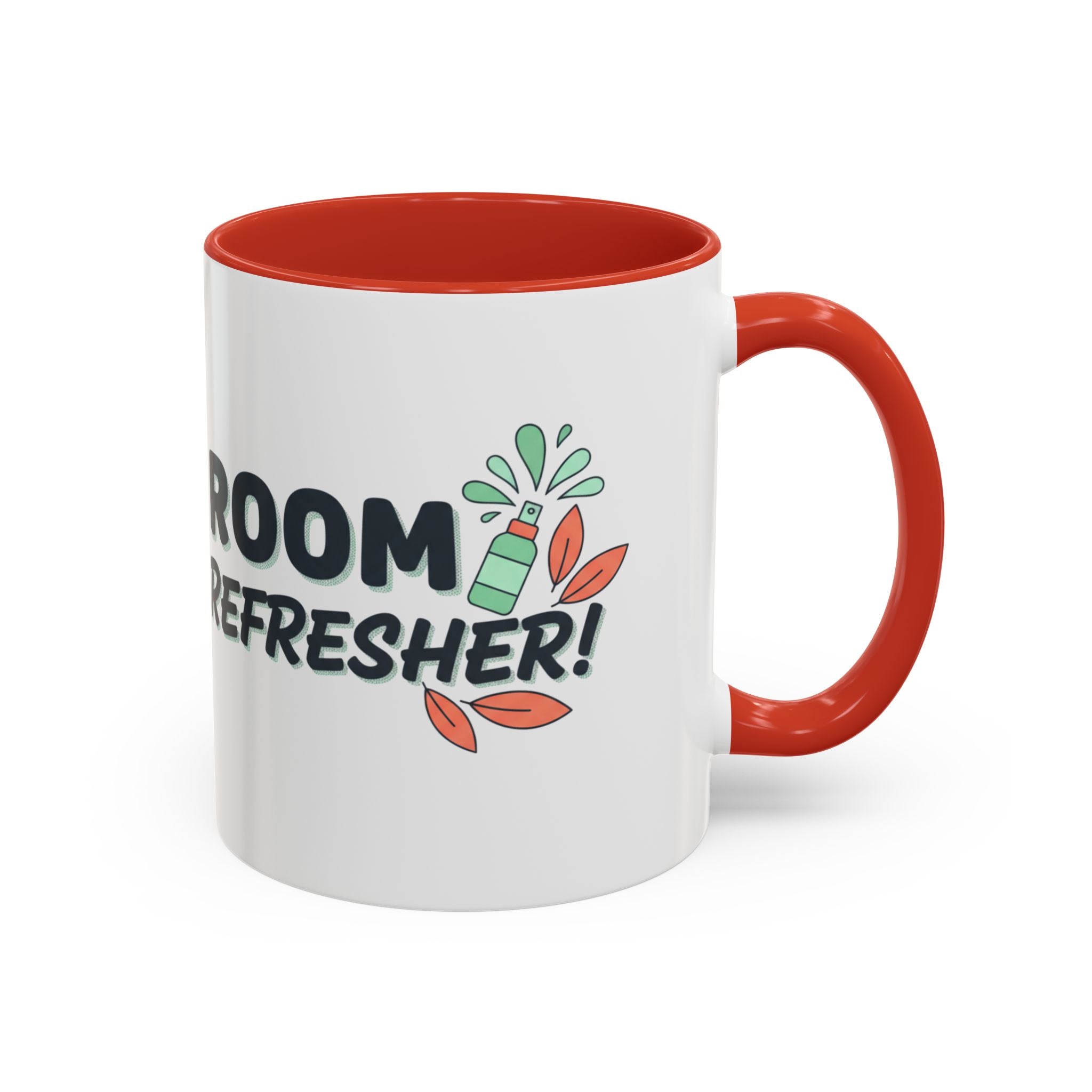Room Refresher Coffee Mug — Funny Scented Spray Graphic Accent Mug