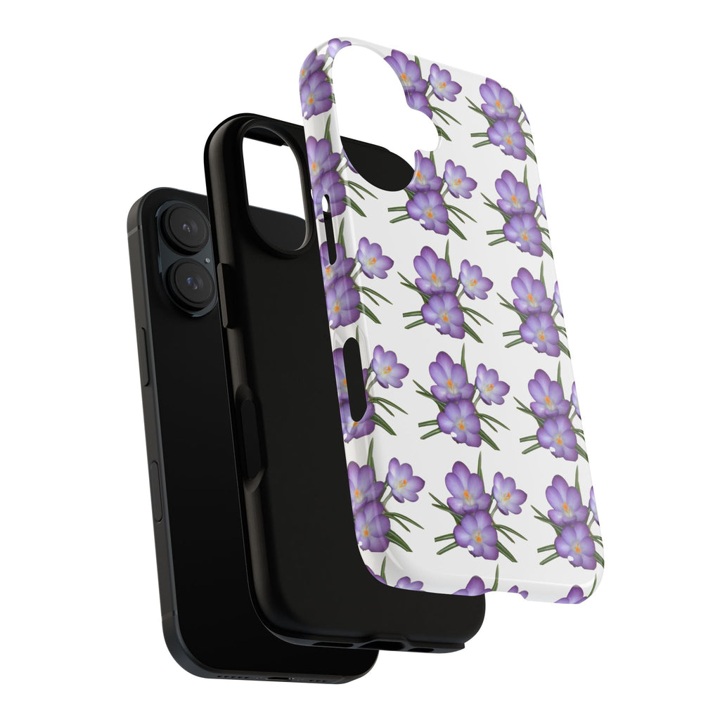 Tough Case — Purple Floral Phone Case