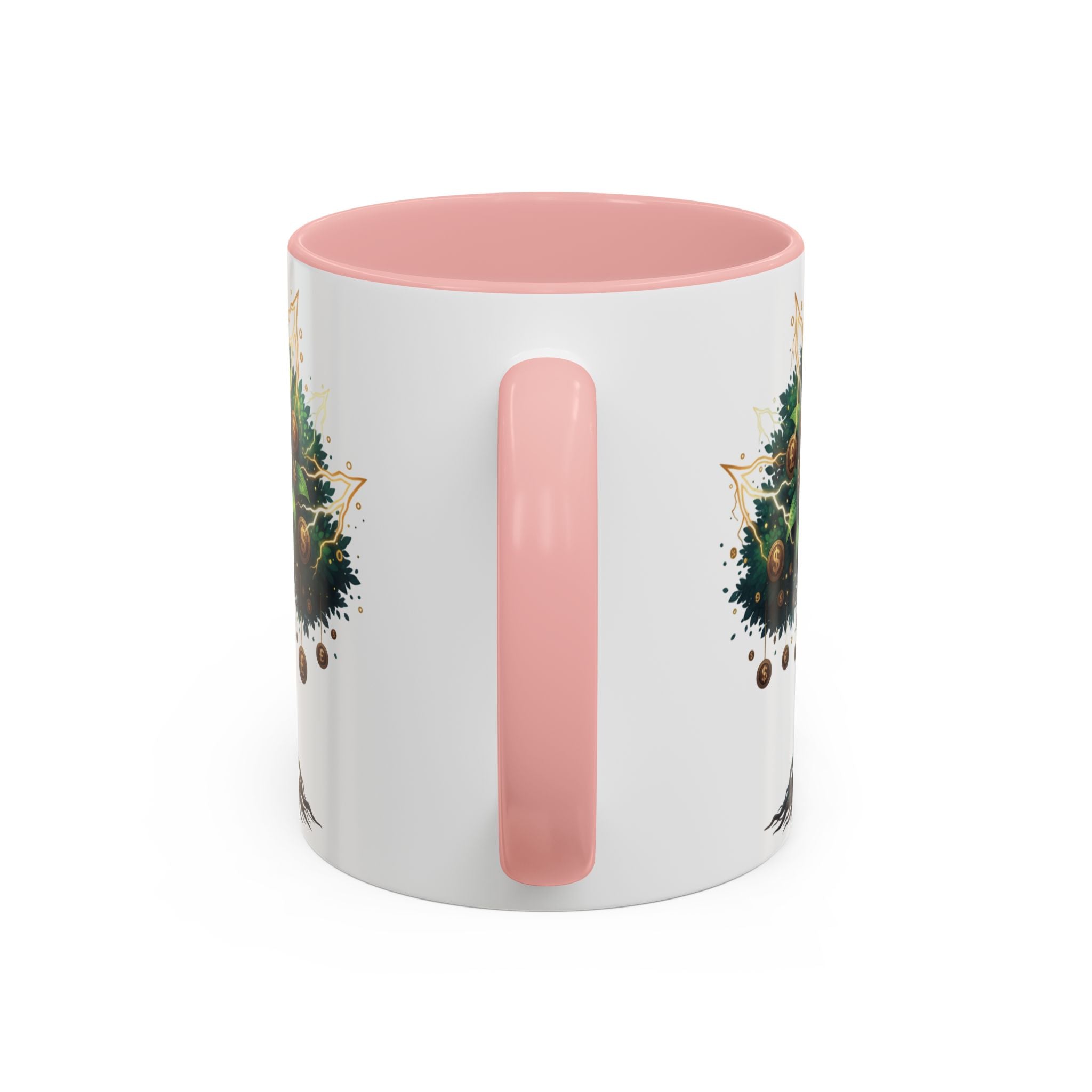 Accent Mug — Money Flows to Me Tree of Abundance Coffee Cup (11/15oz)