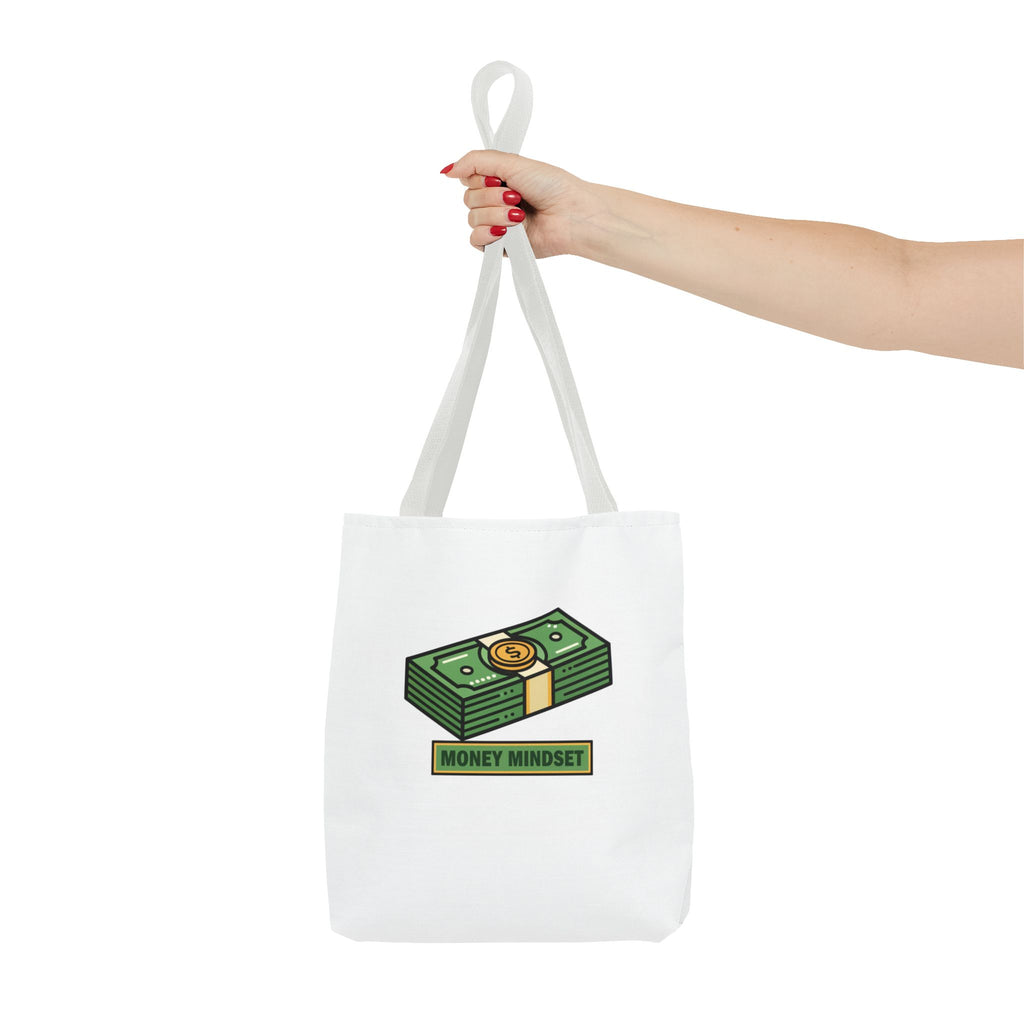 Money Mindset Tote Bag — Cash Stack Graphic Eco Shopper
