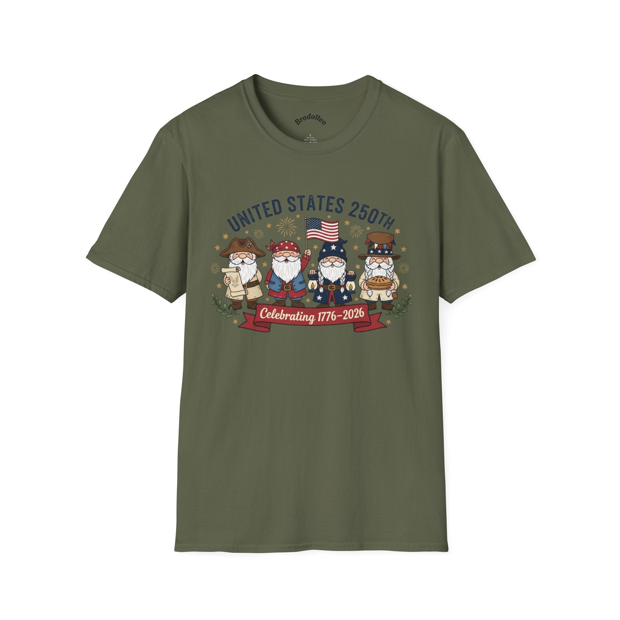 United States 250th Anniversary Patriotic Gnome T-Shirt – Celebrating 1776–2026