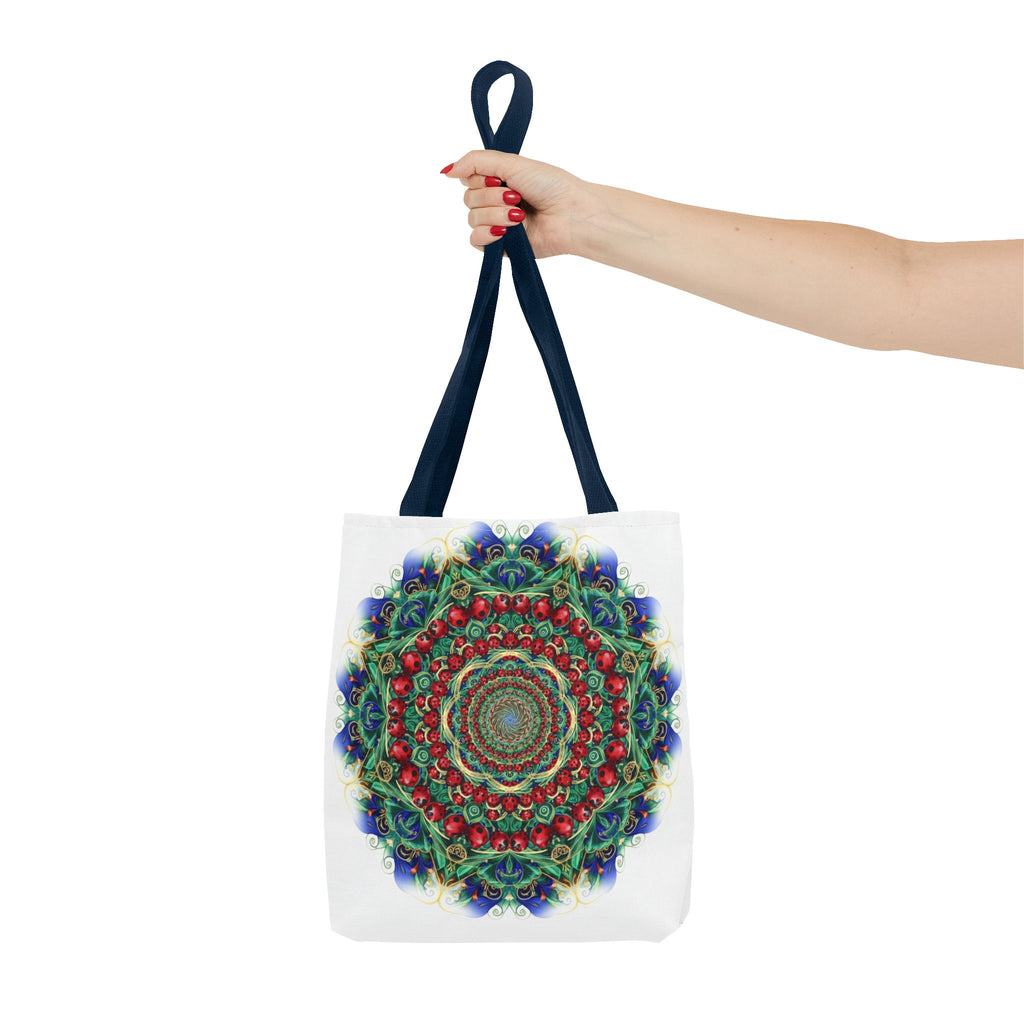 Bohemian Kaleidoscope Tote Bag — Colorful Mandala AOP Beach & Market Tote