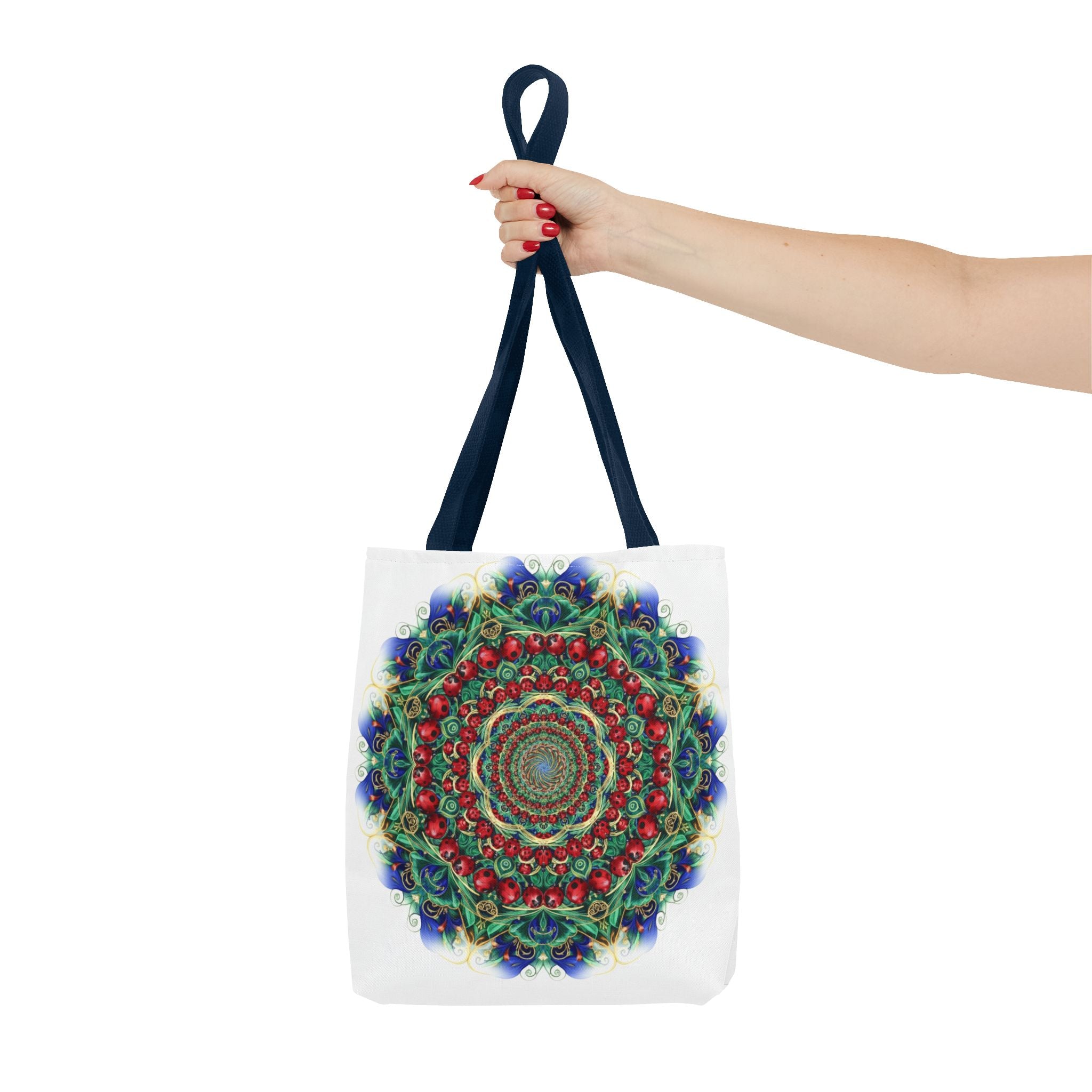 Bohemian Kaleidoscope Tote Bag — Colorful Mandala AOP Beach & Market Tote