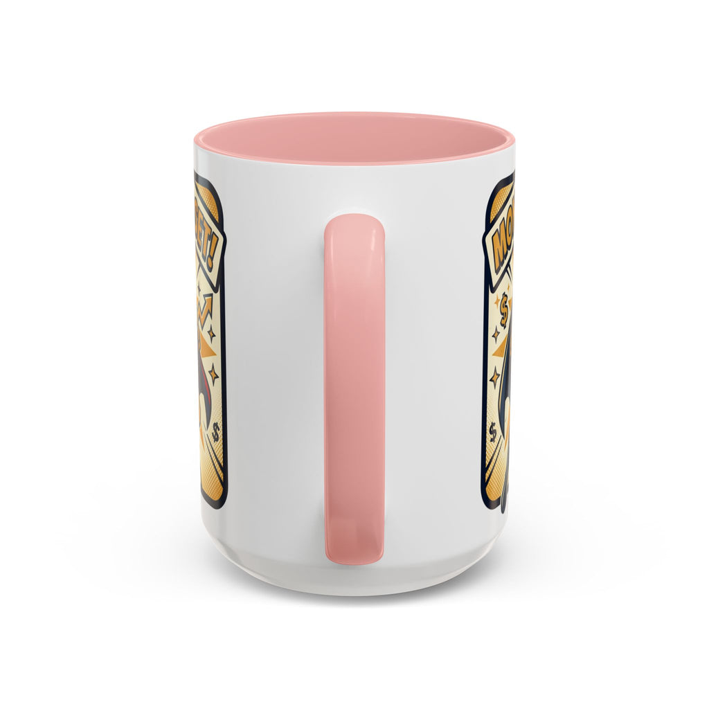 Money Mindset Coffee Mug — Motivational Superhero Design (11/15 oz)