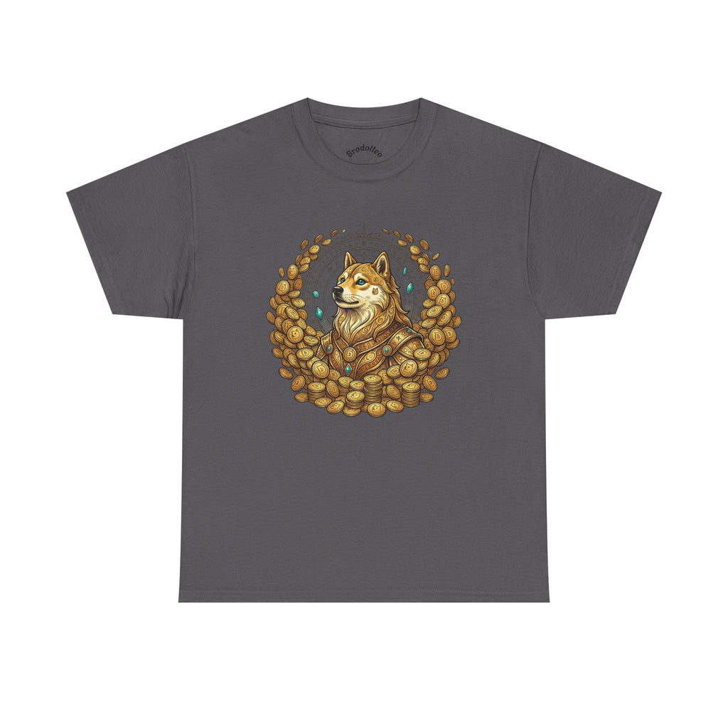Shiba Inu Coffee Beans T‑Shirt — Cute Dog Cafe Tee