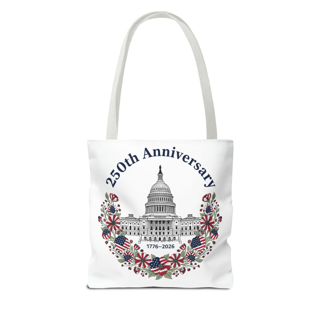 250th Anniversary Capitol Tote Bag — Patriotic USA Commemorative Tote (1776–2026)