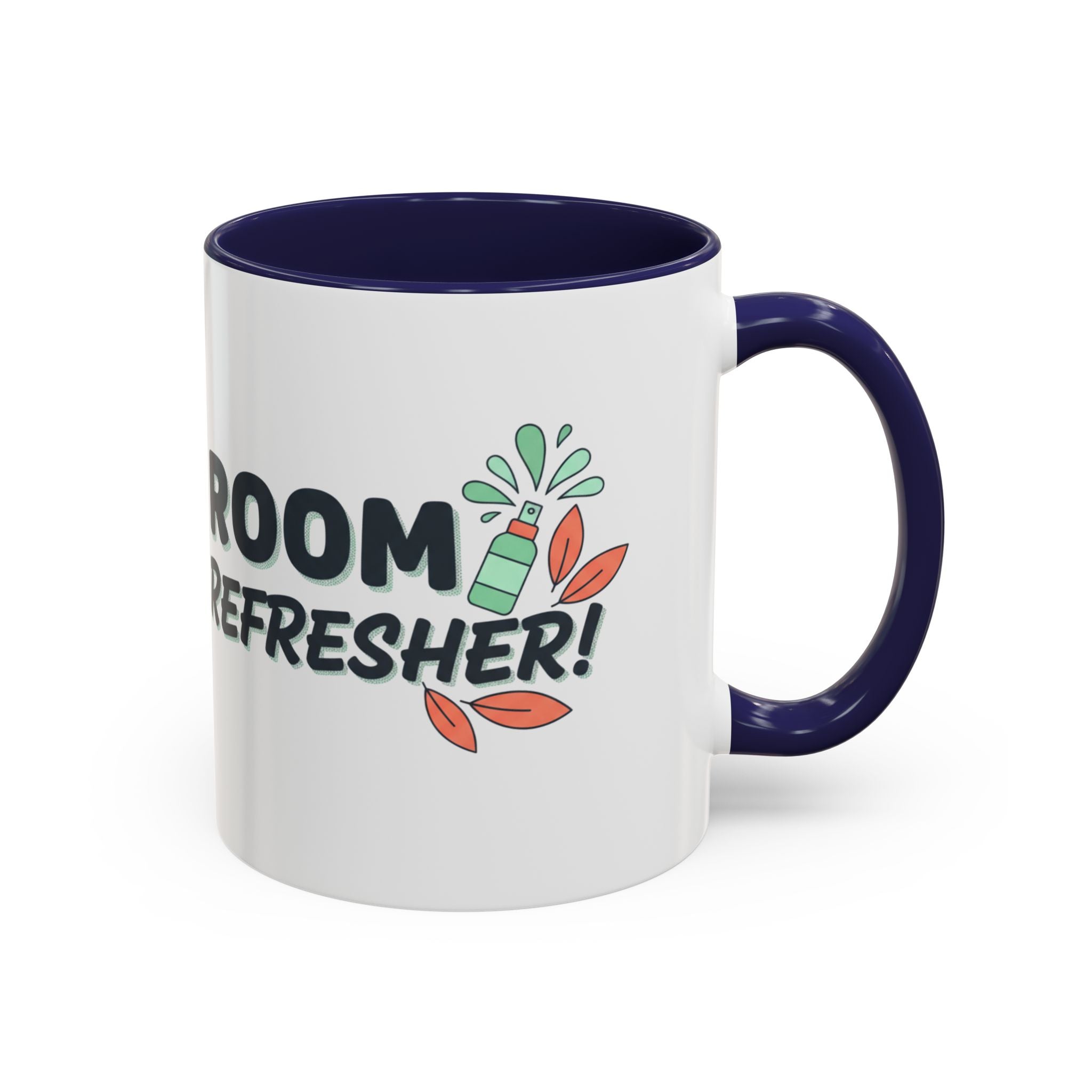 Room Refresher Coffee Mug — Funny Scented Spray Graphic Accent Mug