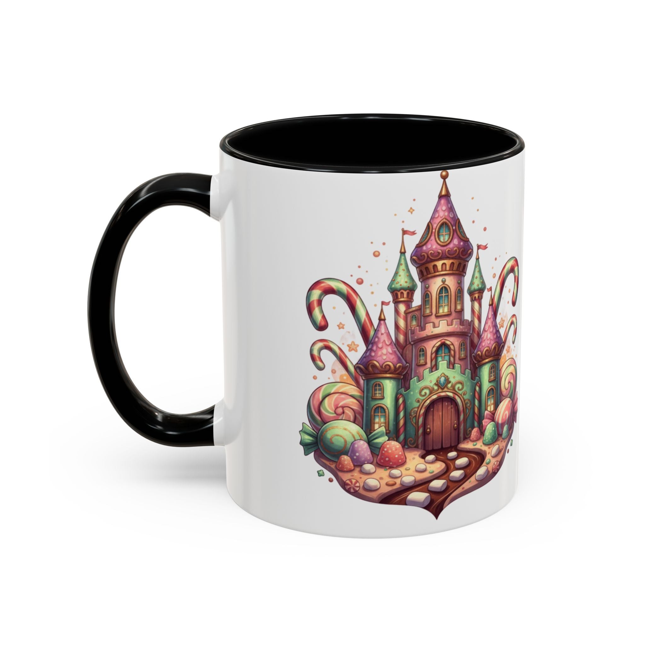 Candy Castle Coffee Mug — Whimsical Sweet Shoppe Accent Mug (11/15 oz)