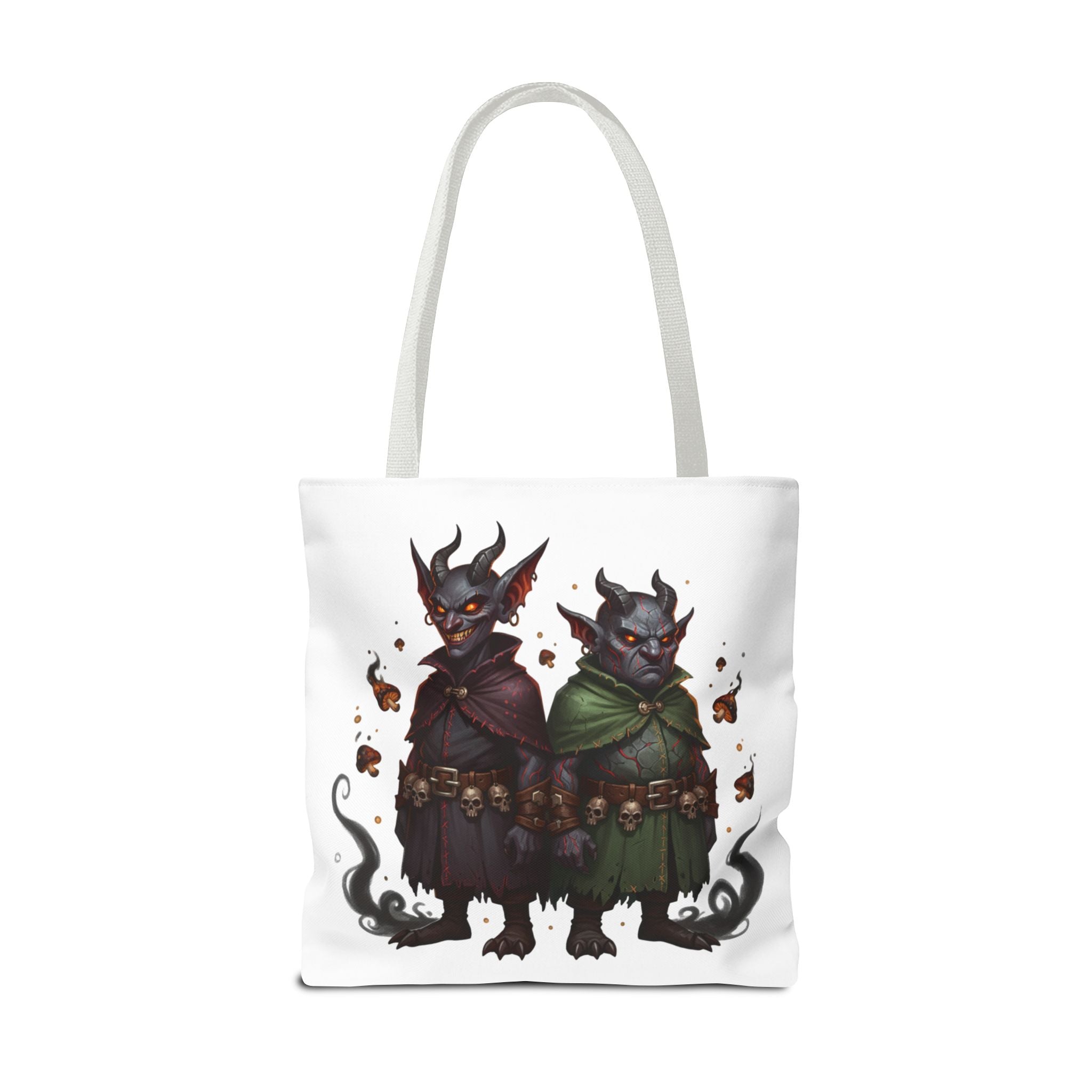 Tote Bag — Cute Dark Demon Duo Illustration Tote