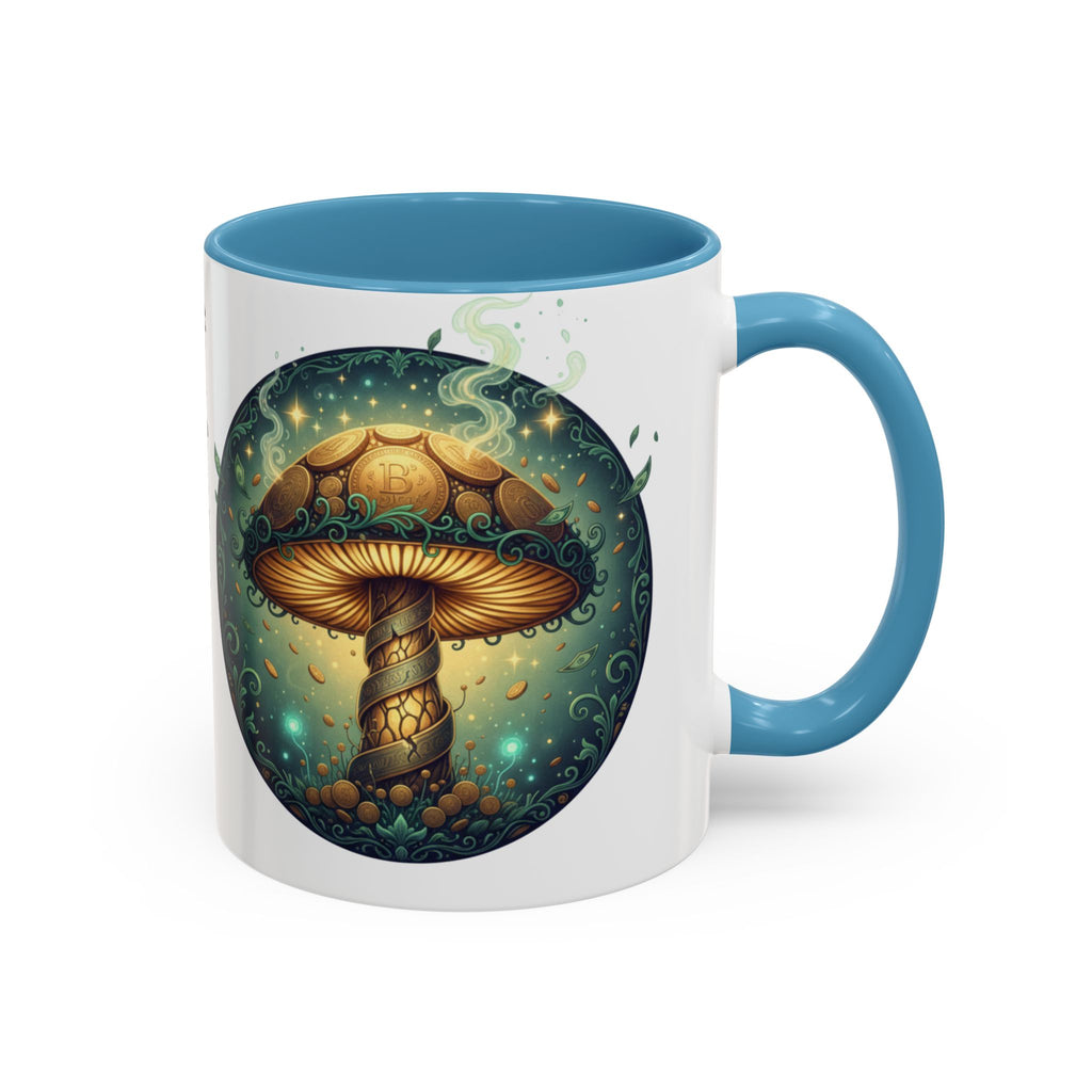 Mushroom Alchemy Coffee Mug — "Money flows to me freely, given, and in abundance" (11/15oz)