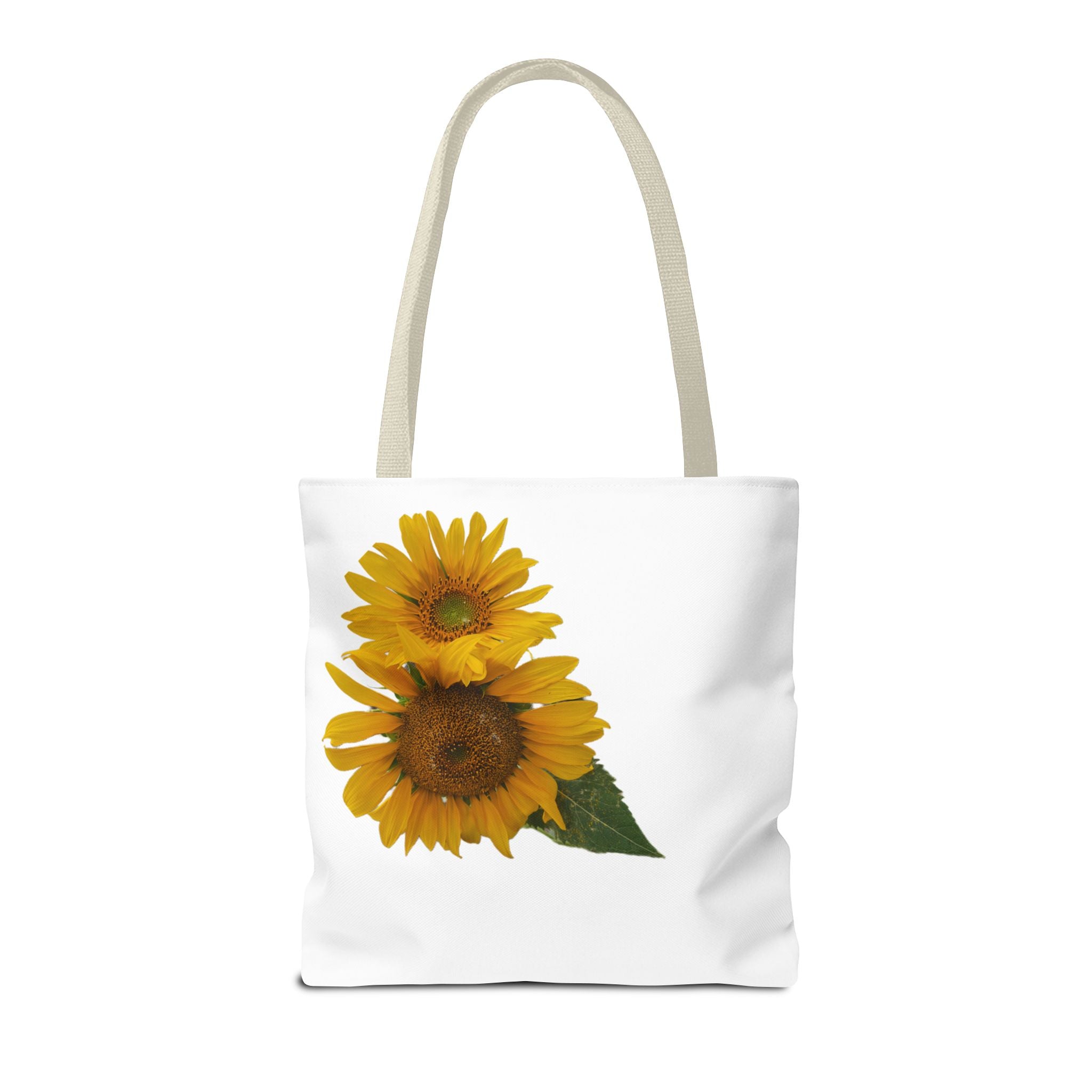 Sunflower Tote Bag — Bright Floral All-Over Print Shopping Tote