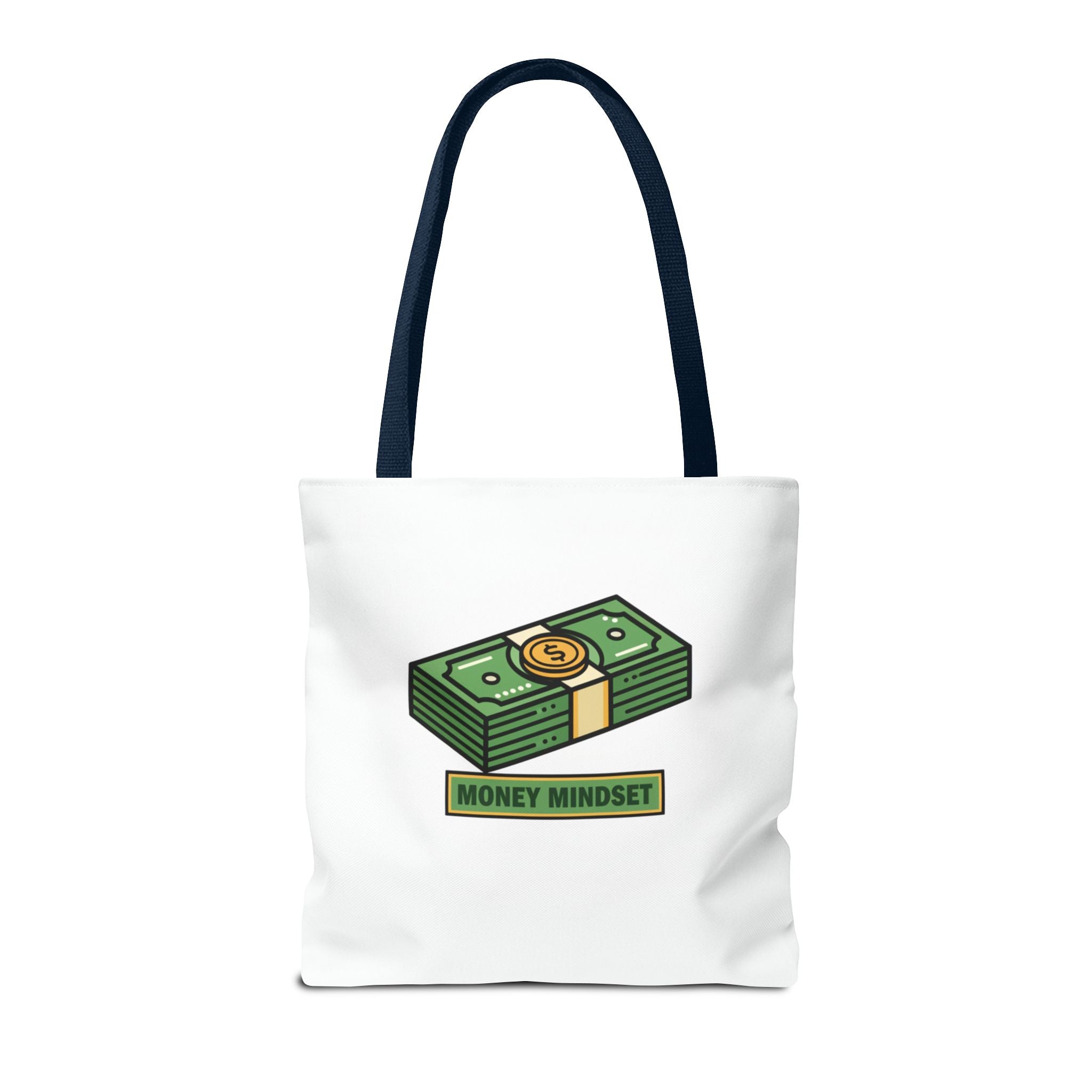 Money Mindset Tote Bag — Cash Stack Graphic Eco Shopper