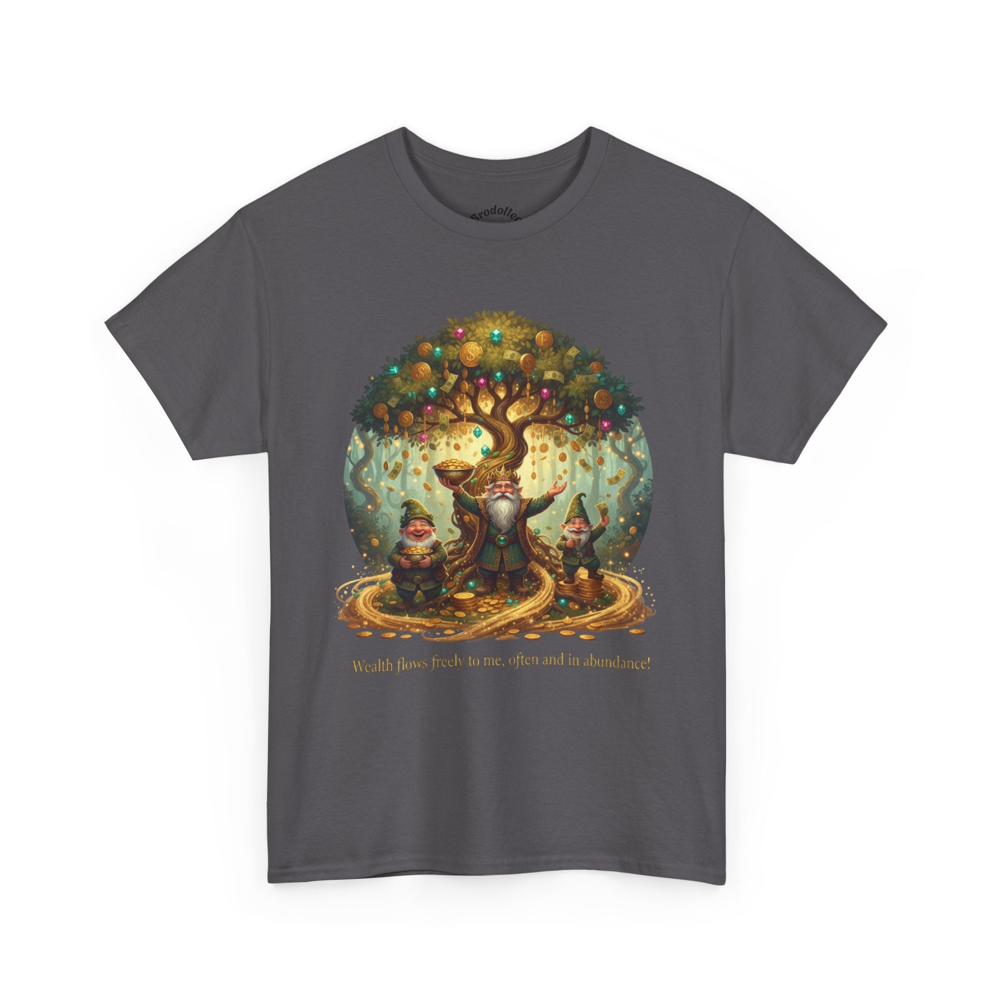 Fantasy Tree Spirits T-Shirt — "Walks from body to me, often in a shadow" Graphic Tee