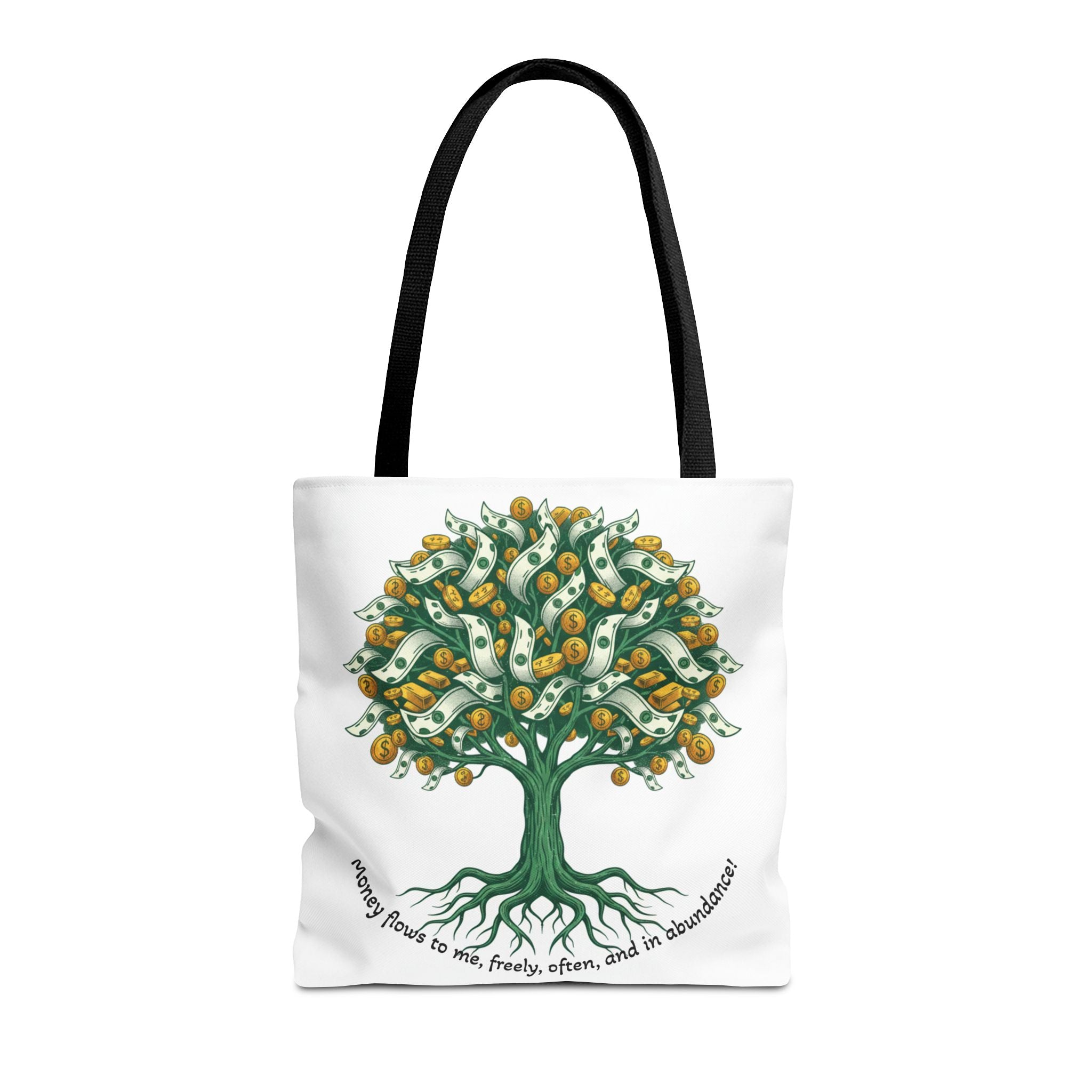 Money Tree Tote Bag — Illustrated Cash Tree Eco Shopper