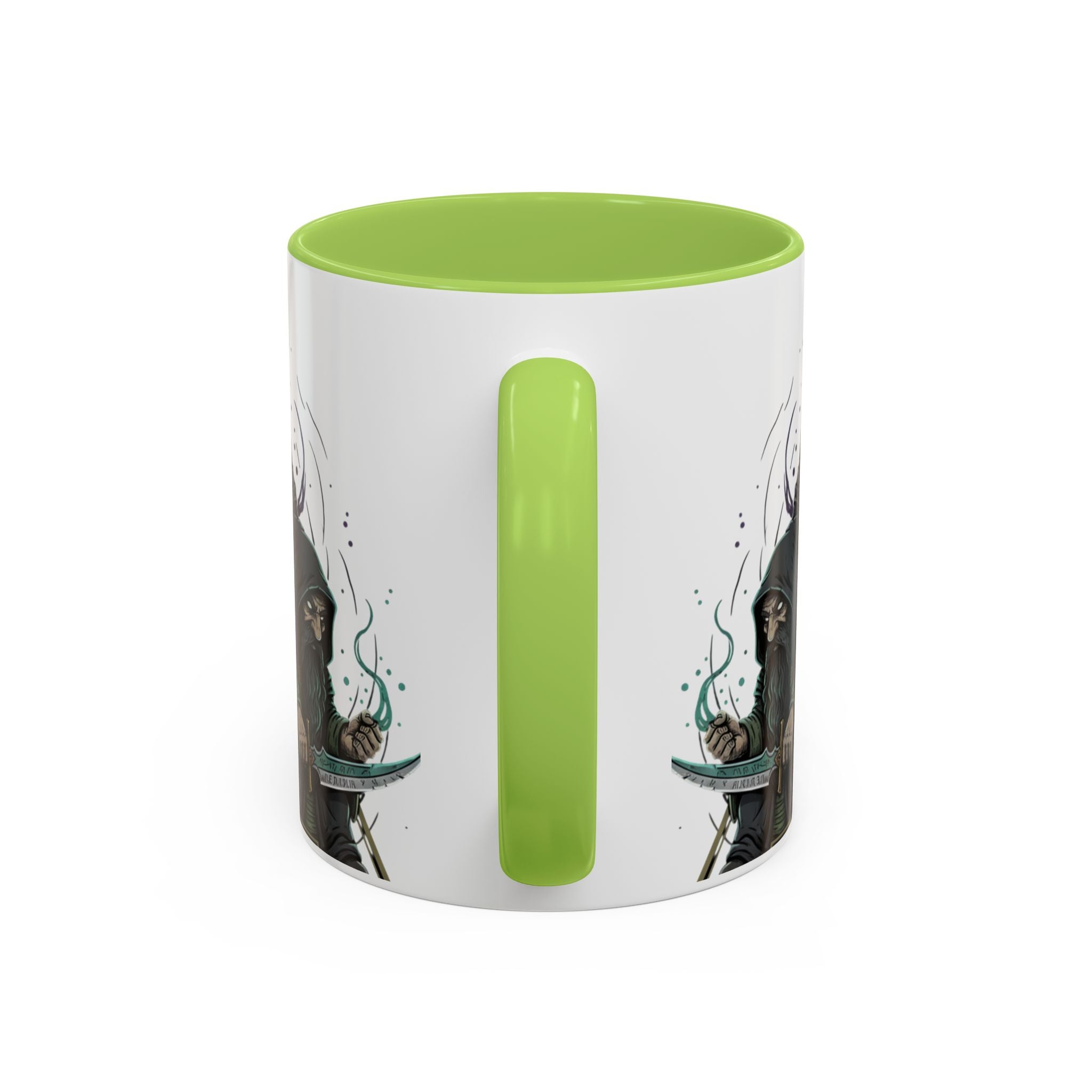 Grim Sorcerer Accent Coffee Mug – Witchy Wizard Magic 11/15oz