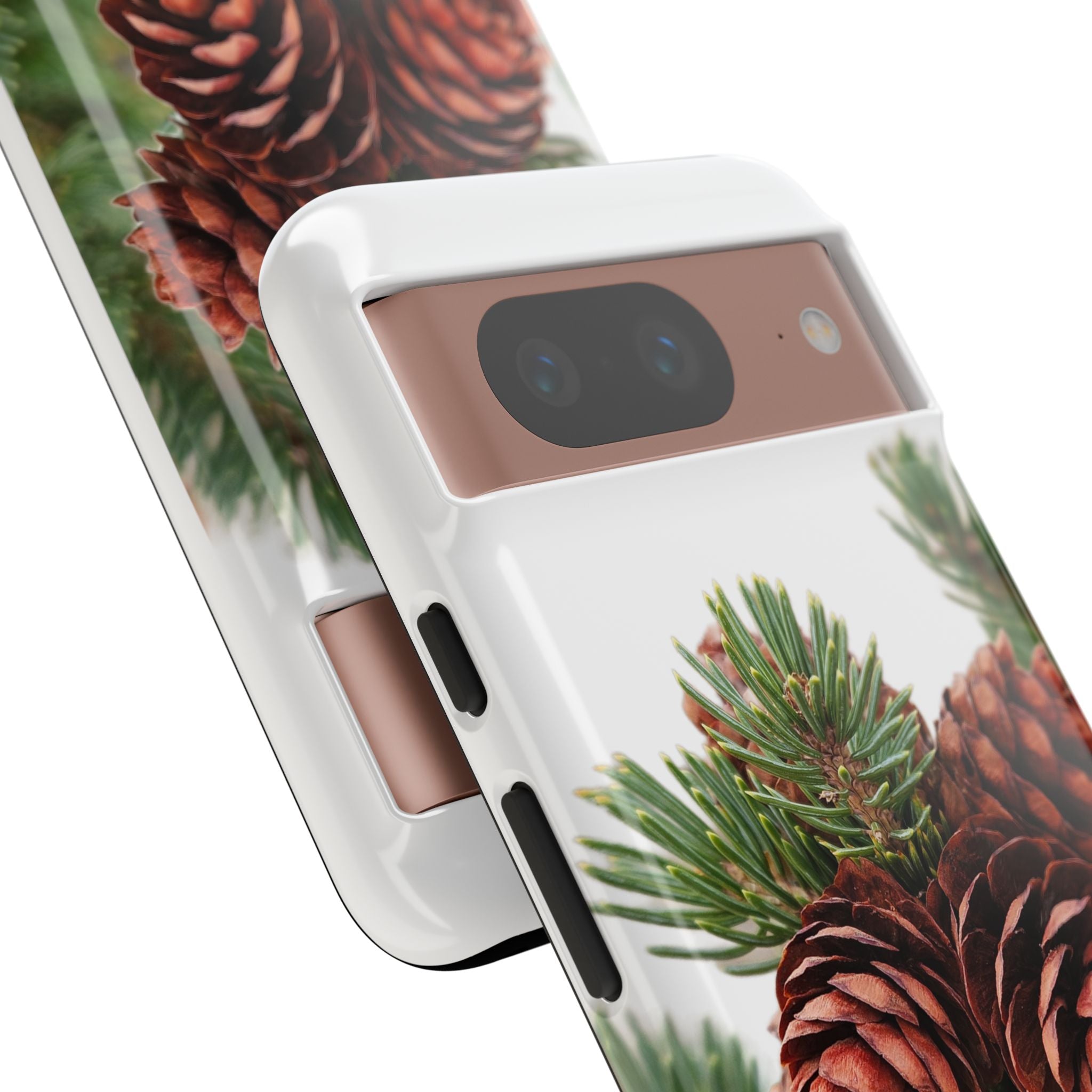 Pinecone Tough Phone Case — Protective Botanical Phone Cover