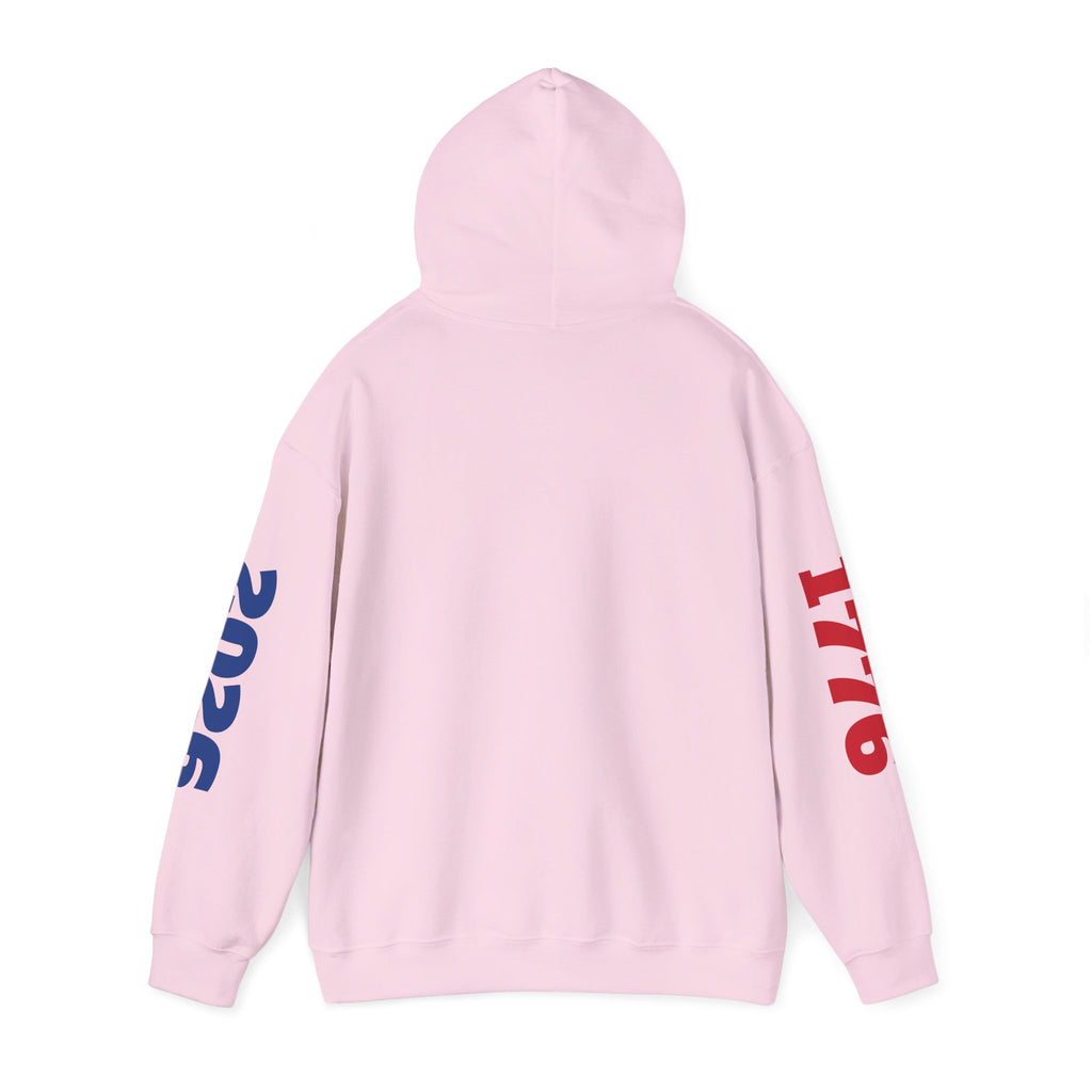 Centennial Gnome Hoodie — 1776 & 2026 Patriotic Anniversary Sweatshirt