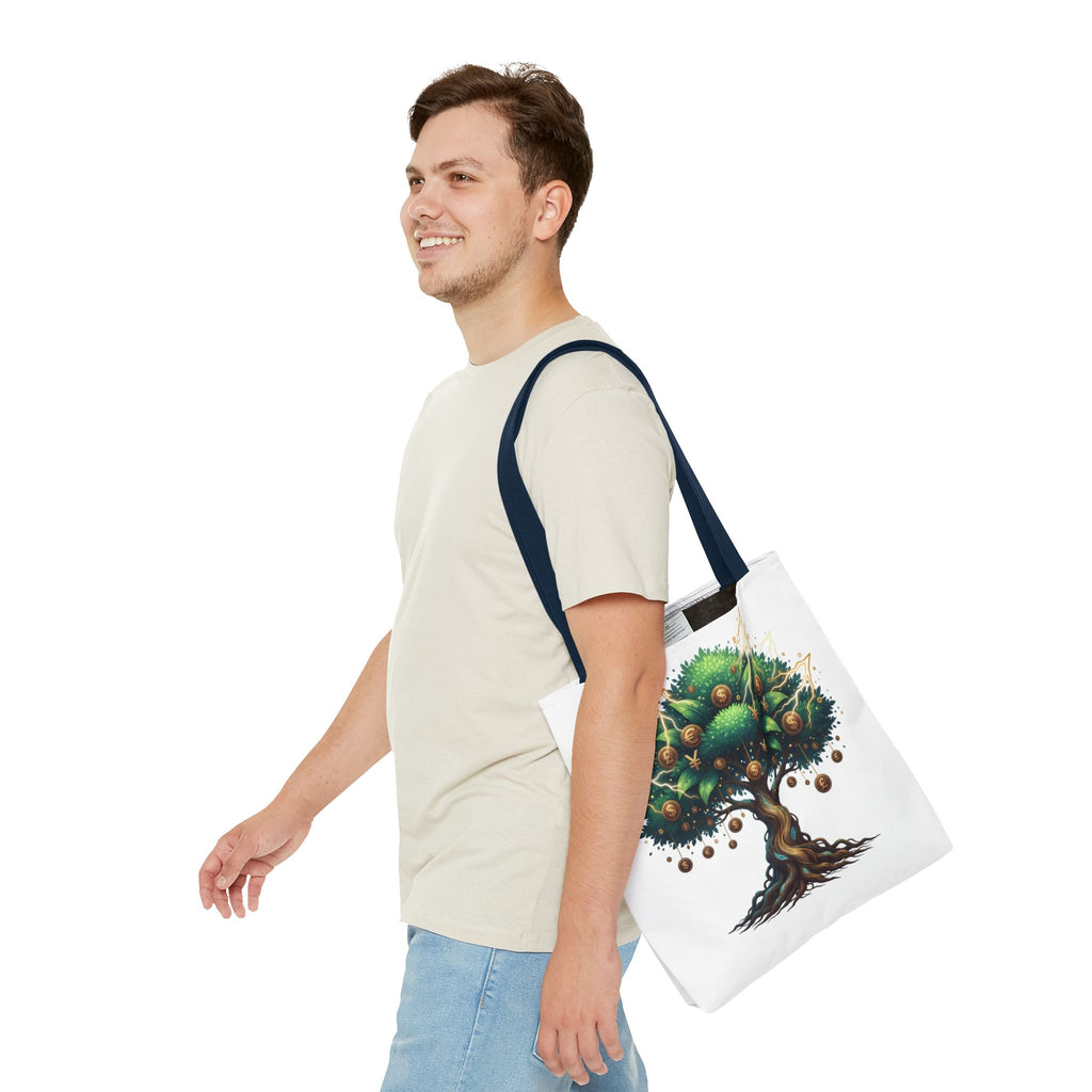 Tree of Life Tote Bag — Botanical Boho Eco Canvas Tote