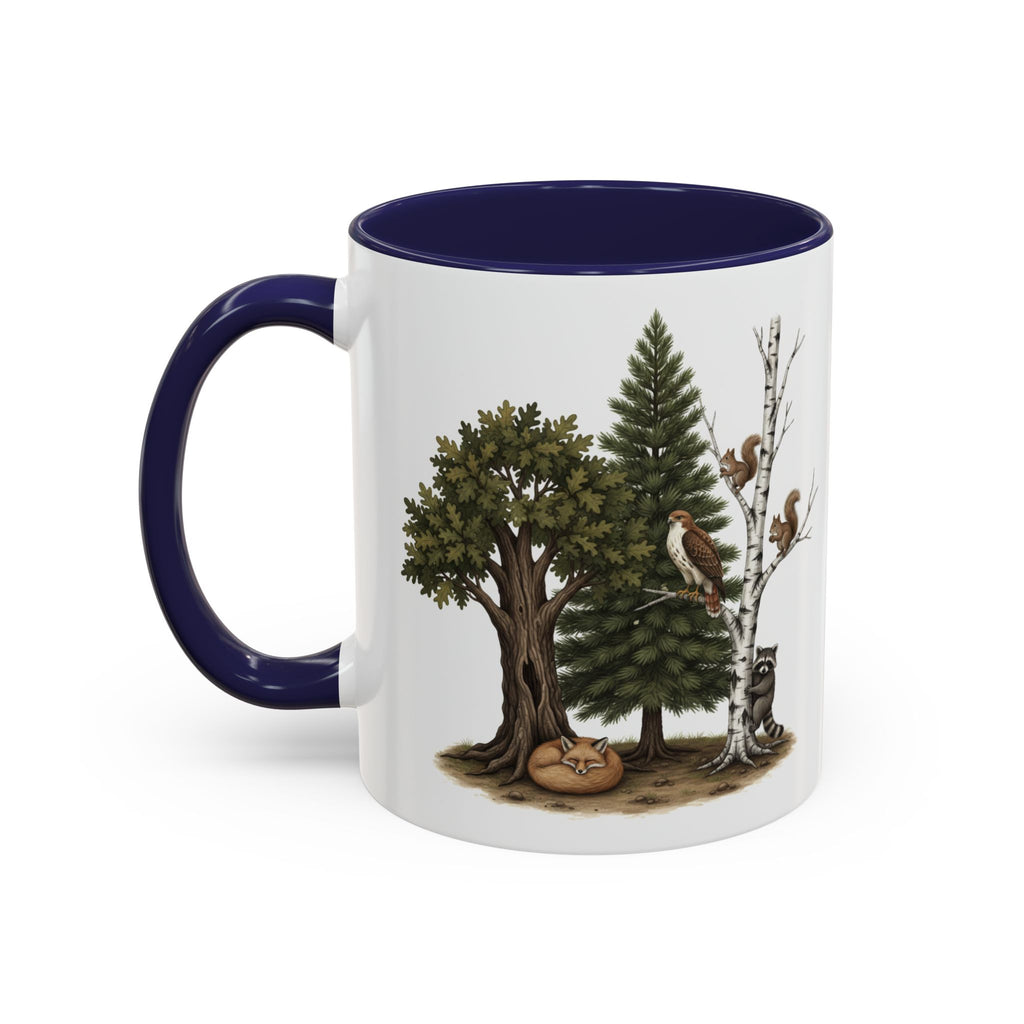 Get Outside! Nature Coffee Mug — Woodland Animals Accent Mug