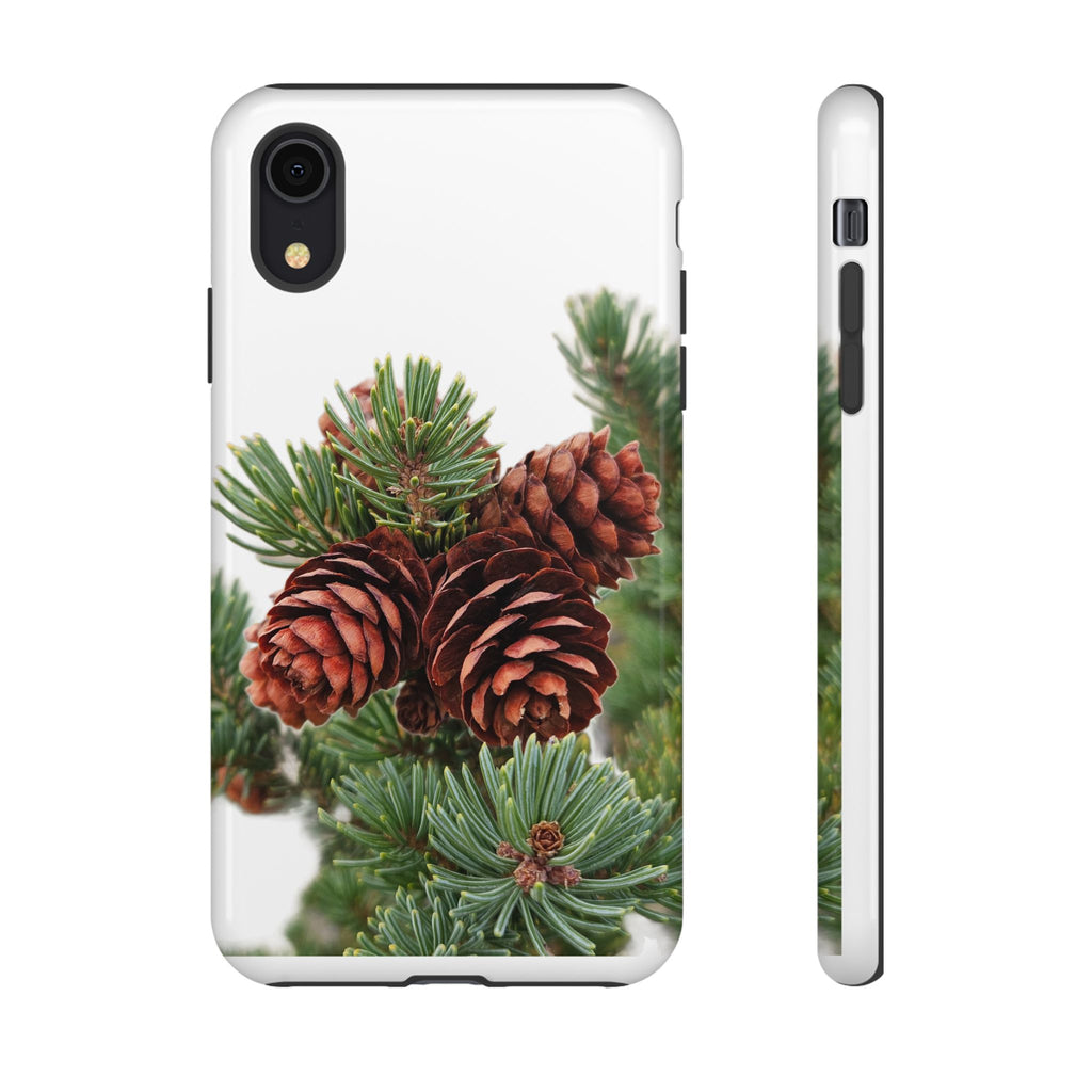Pinecone Tough Phone Case — Protective Botanical Phone Cover