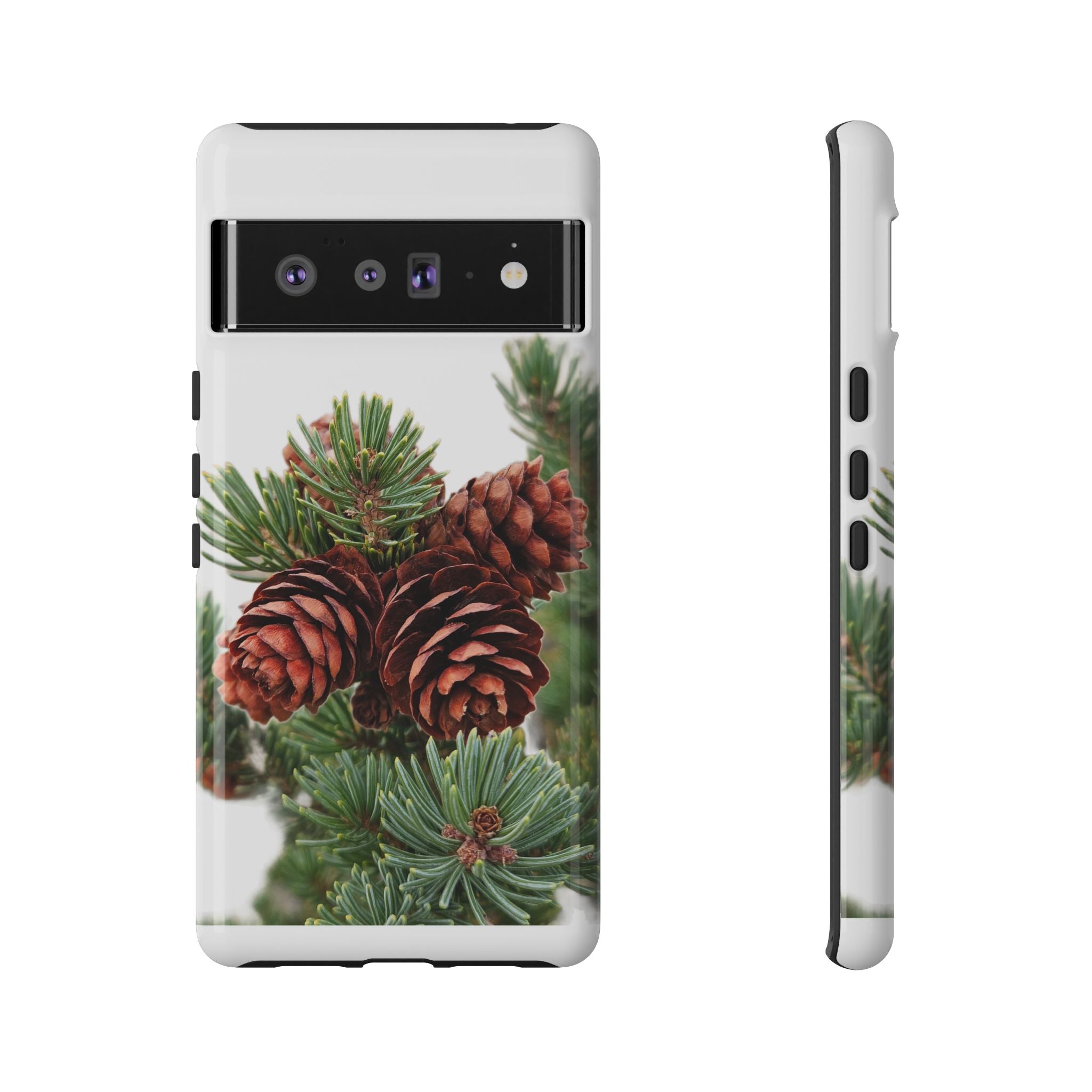 Pinecone Tough Phone Case — Protective Botanical Phone Cover