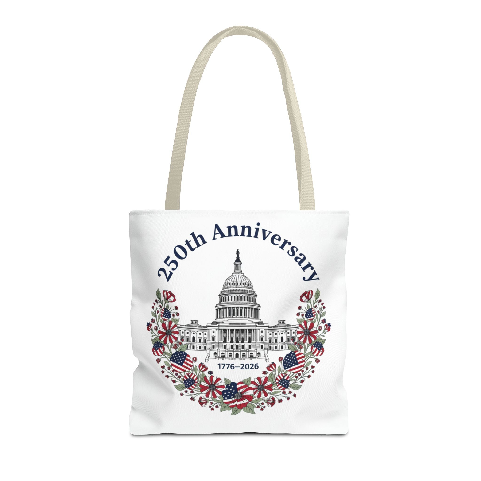 250th Anniversary Capitol Tote Bag — Patriotic USA Commemorative Tote (1776–2026)